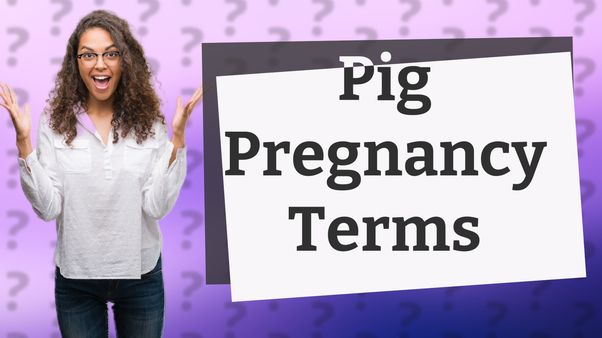 Pig Pregnancy Terms
