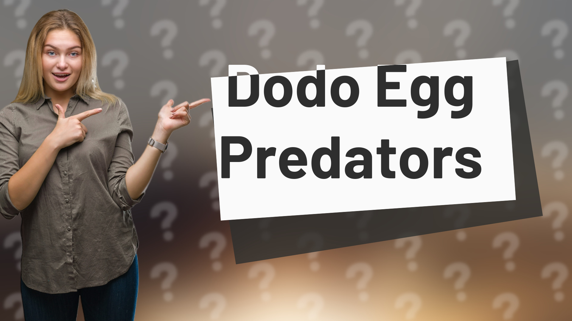 Dodo Egg Predators
