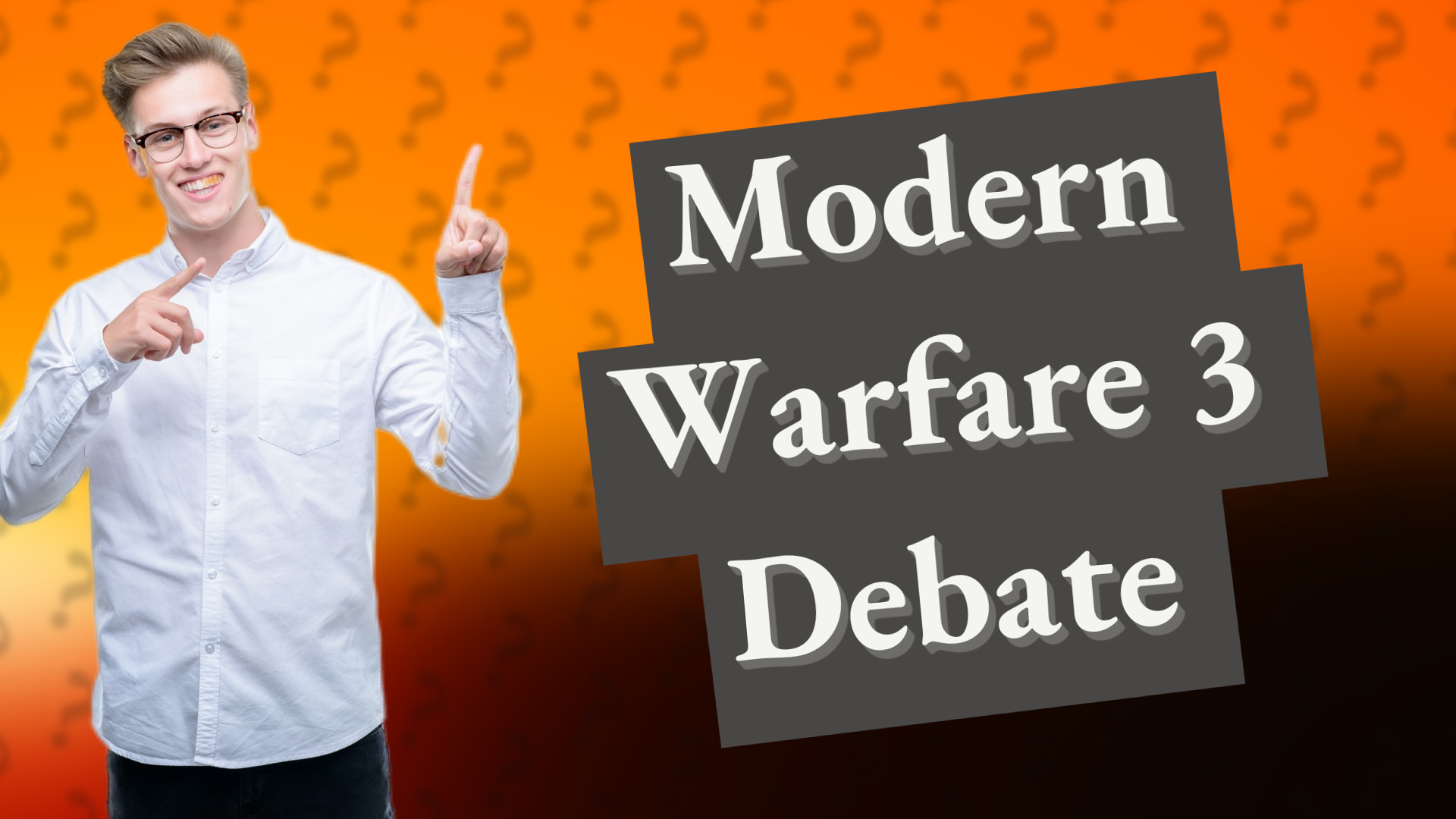 Modern Warfare 3 Debate