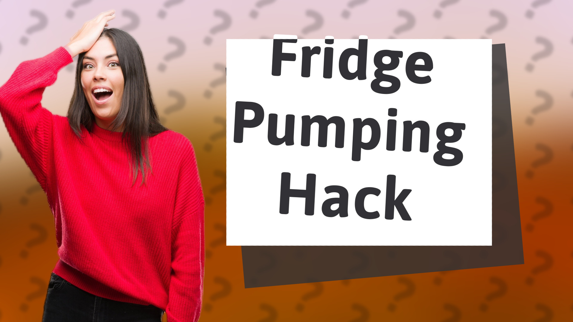 Fridge Pumping Hack