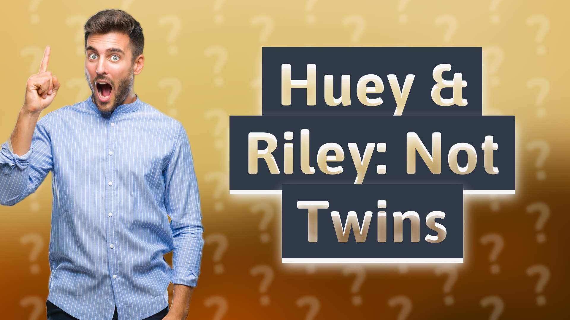 Huey & Riley: Not Twins