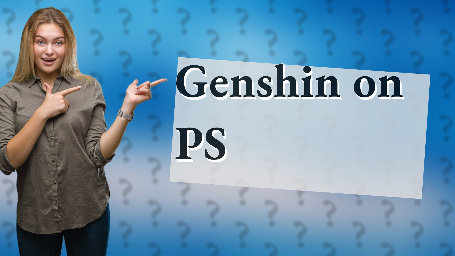 Genshin on PS