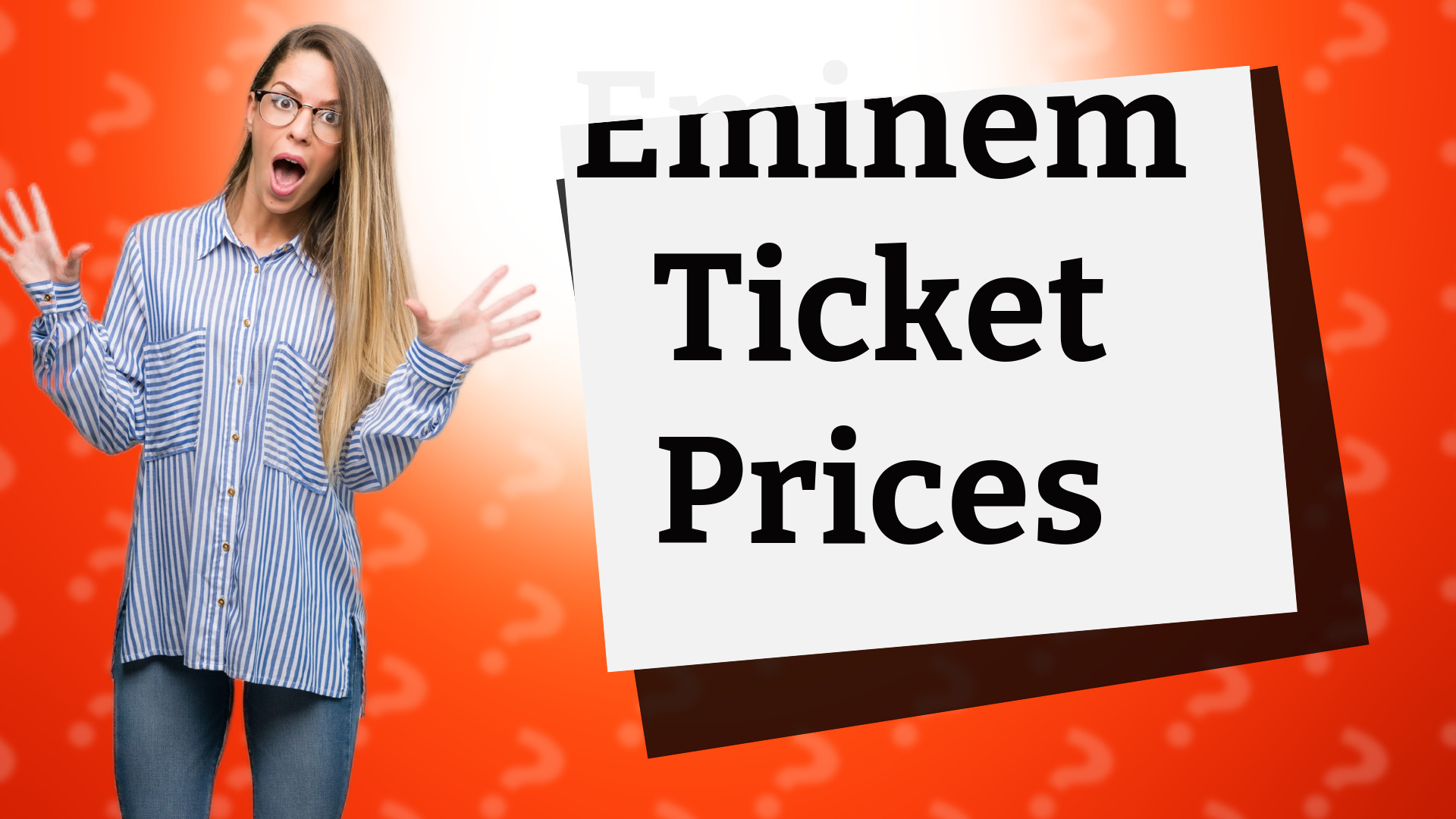 Eminem Ticket Prices