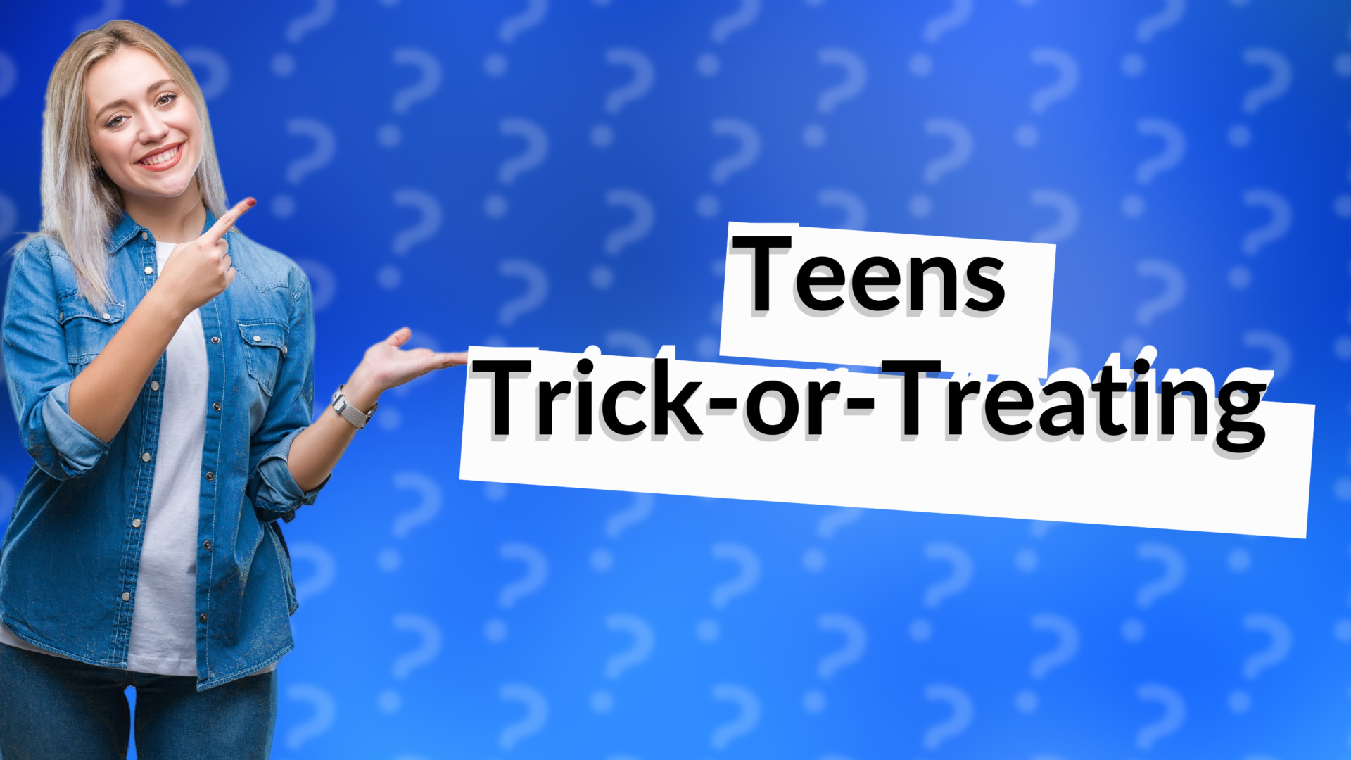 Teens Trick-or-Treating