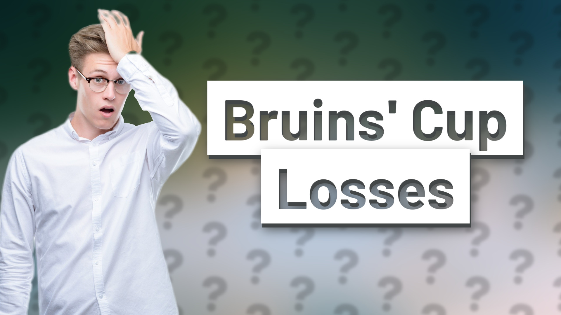 Bruins' Cup Losses