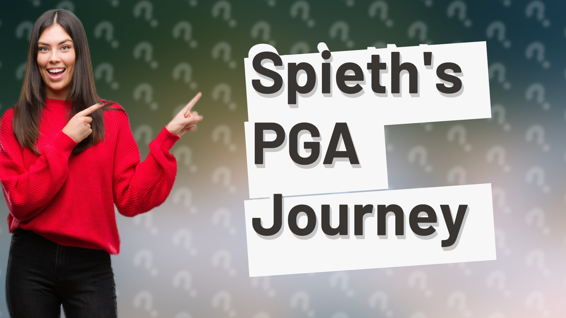Spieth's PGA Journey