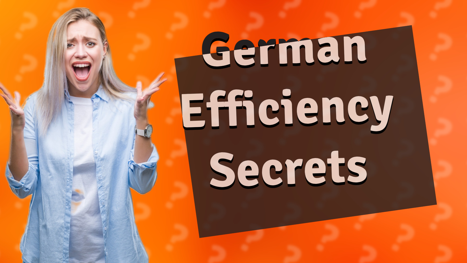 German Efficiency Secrets