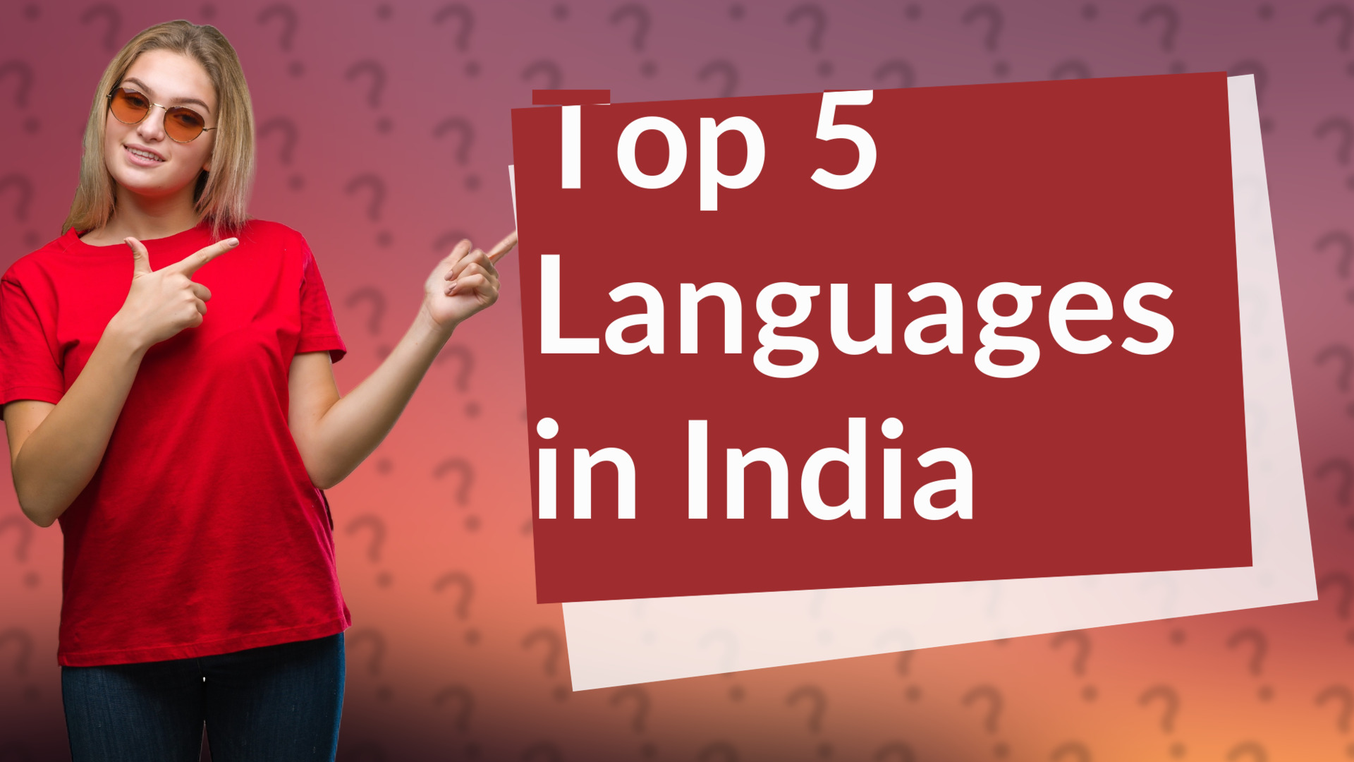 Top 5 Languages in India