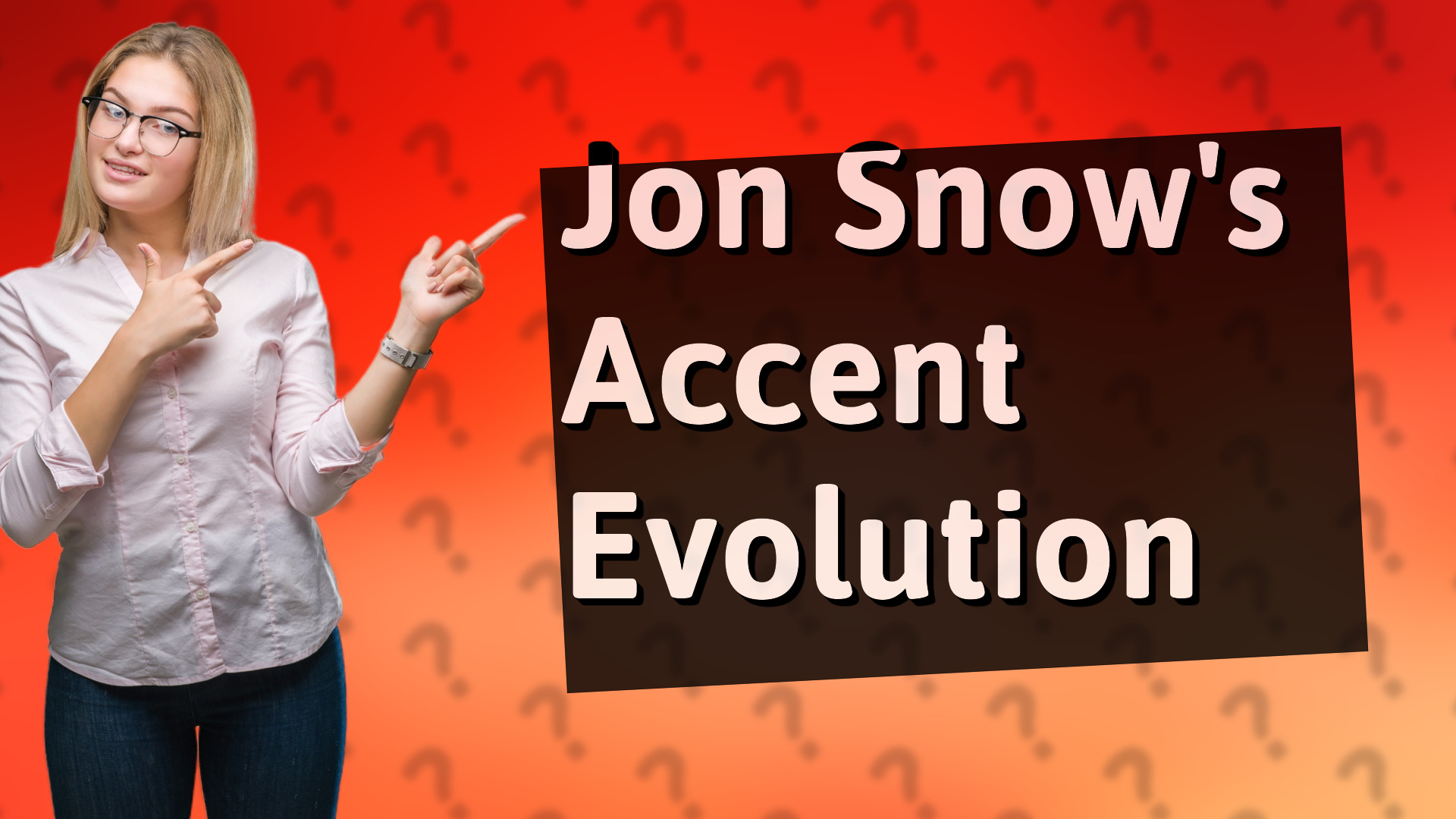 Jon Snow's Accent Evolution