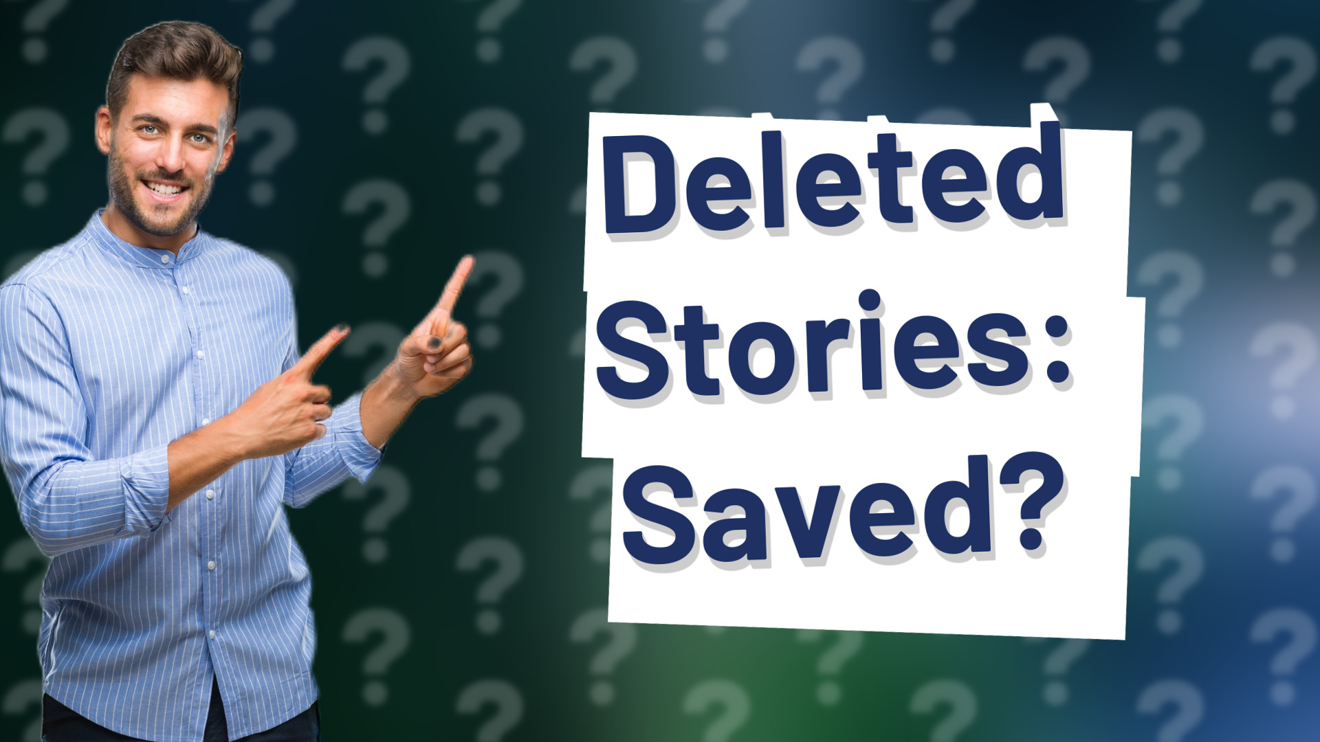 Deleted Stories: Saved?