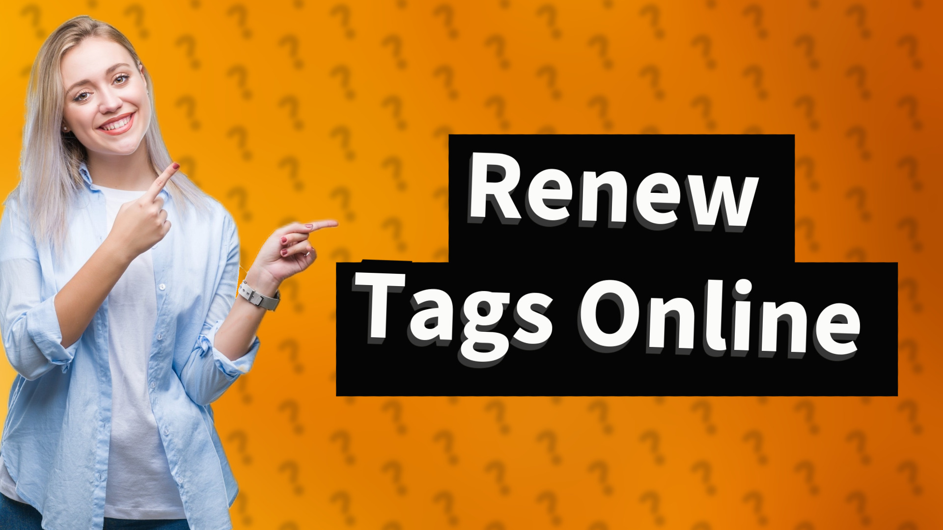 Renew Tags Online