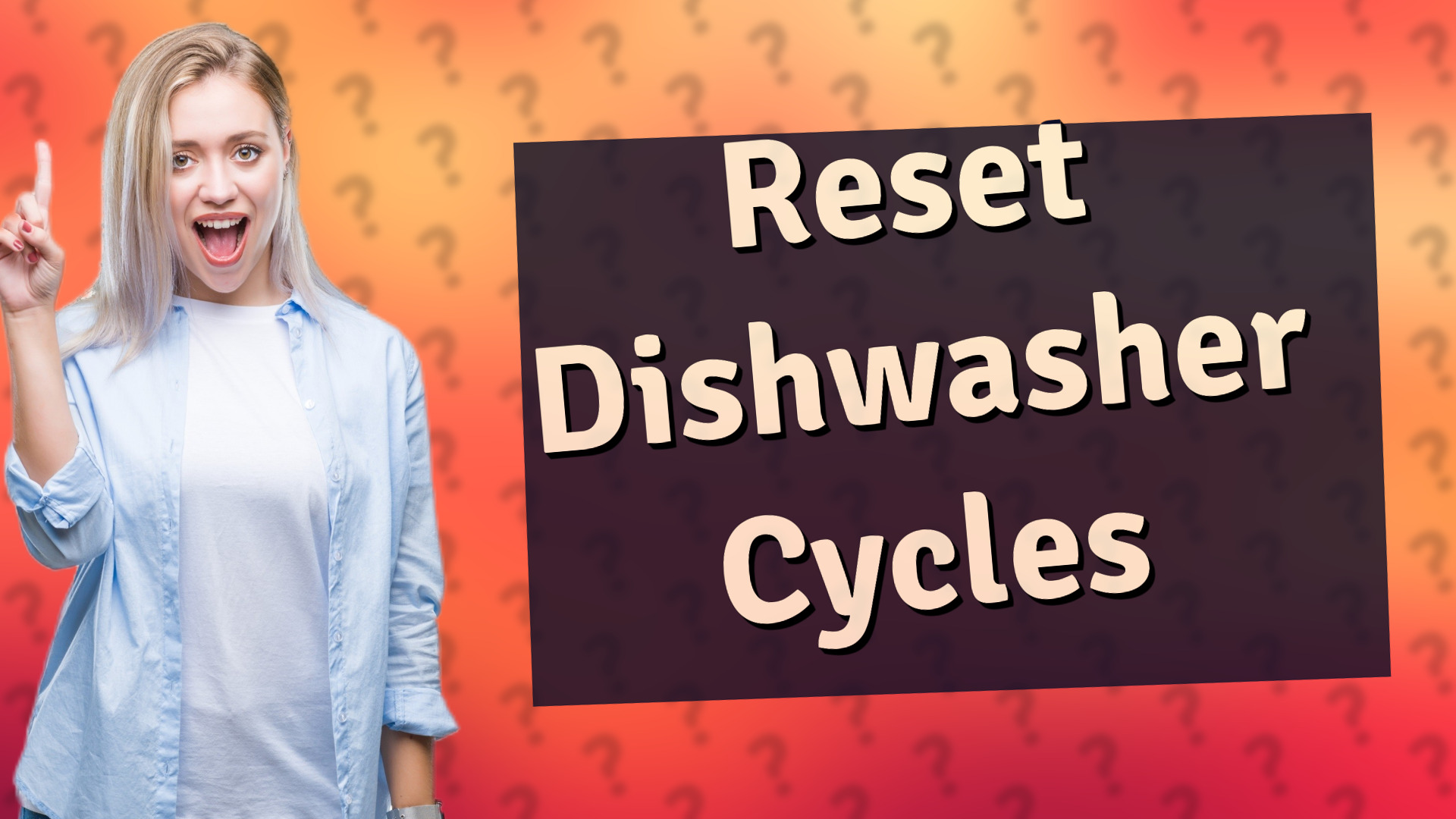 Reset Dishwasher Cycles