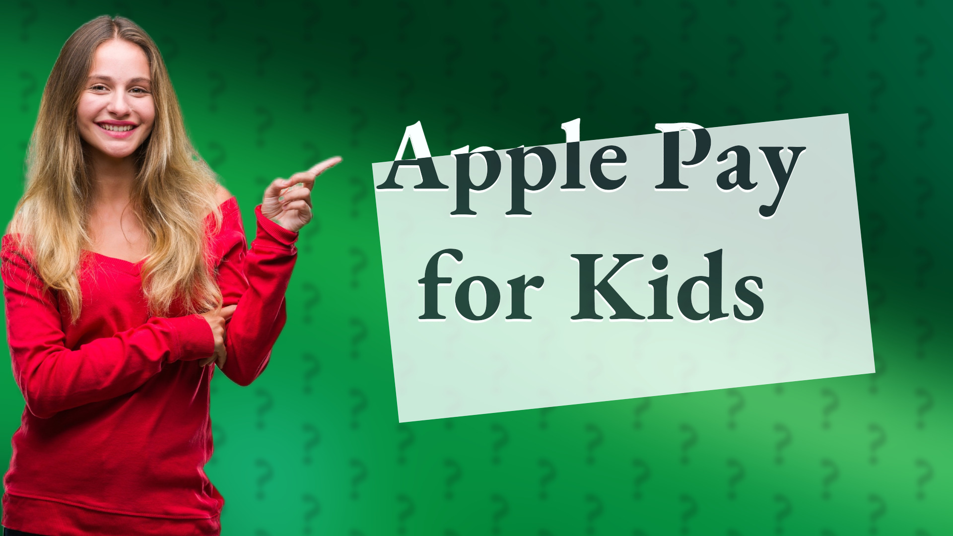 Apple Pay for Kids
