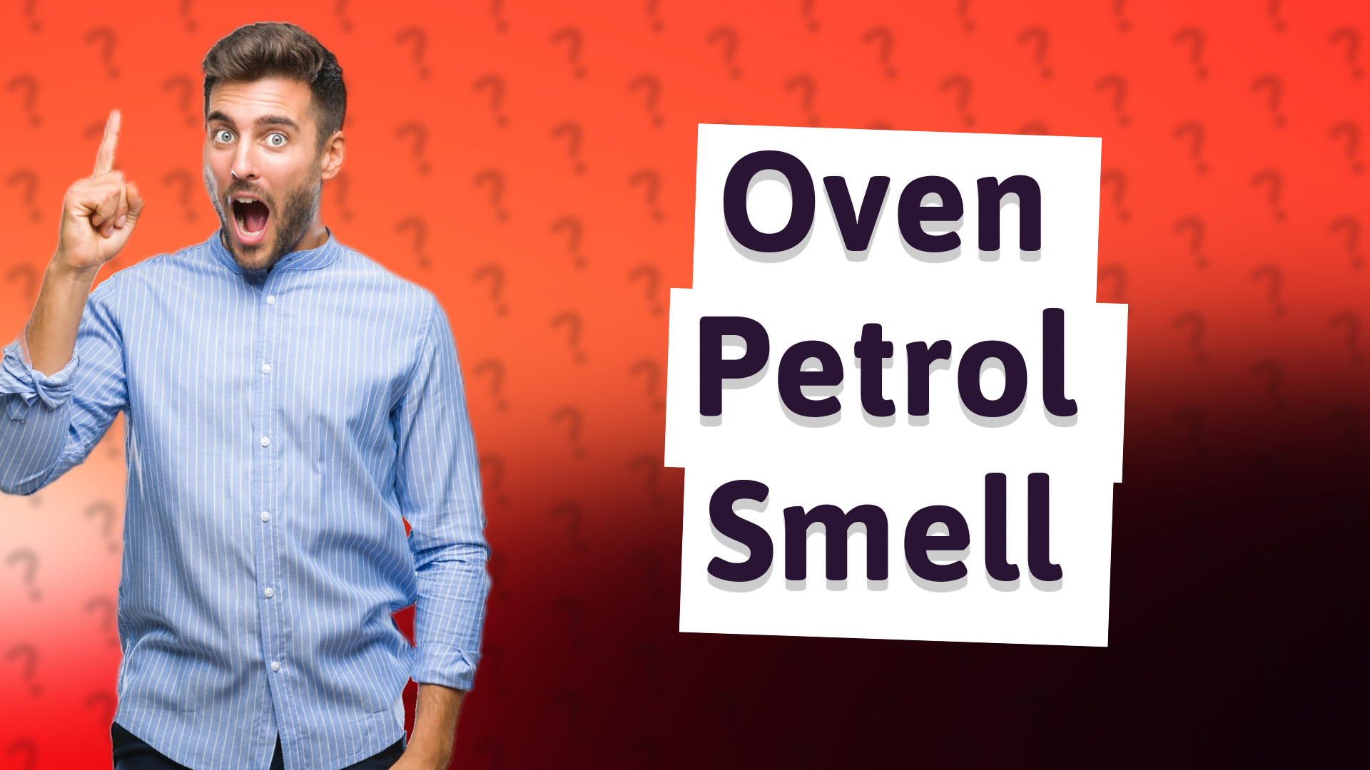 Oven Petrol Smell