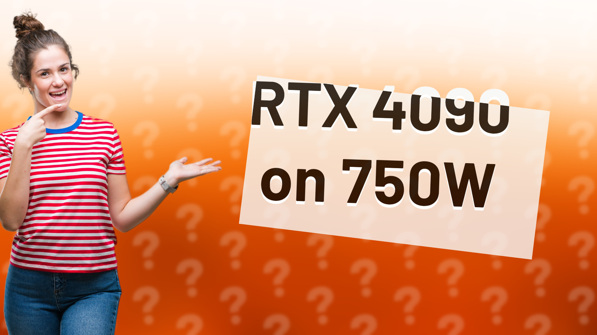 RTX 4090 on 750W