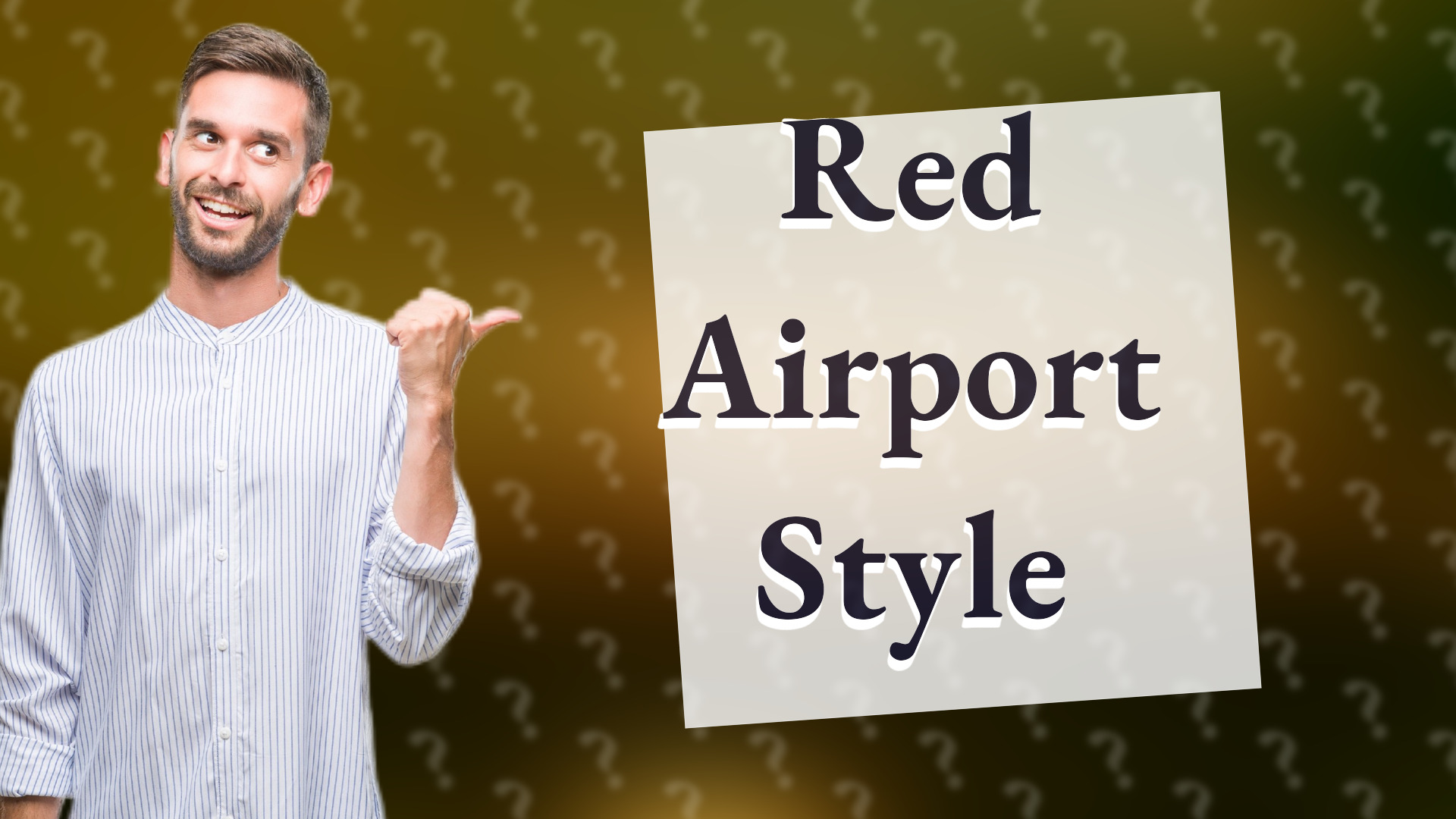 Red Airport Style