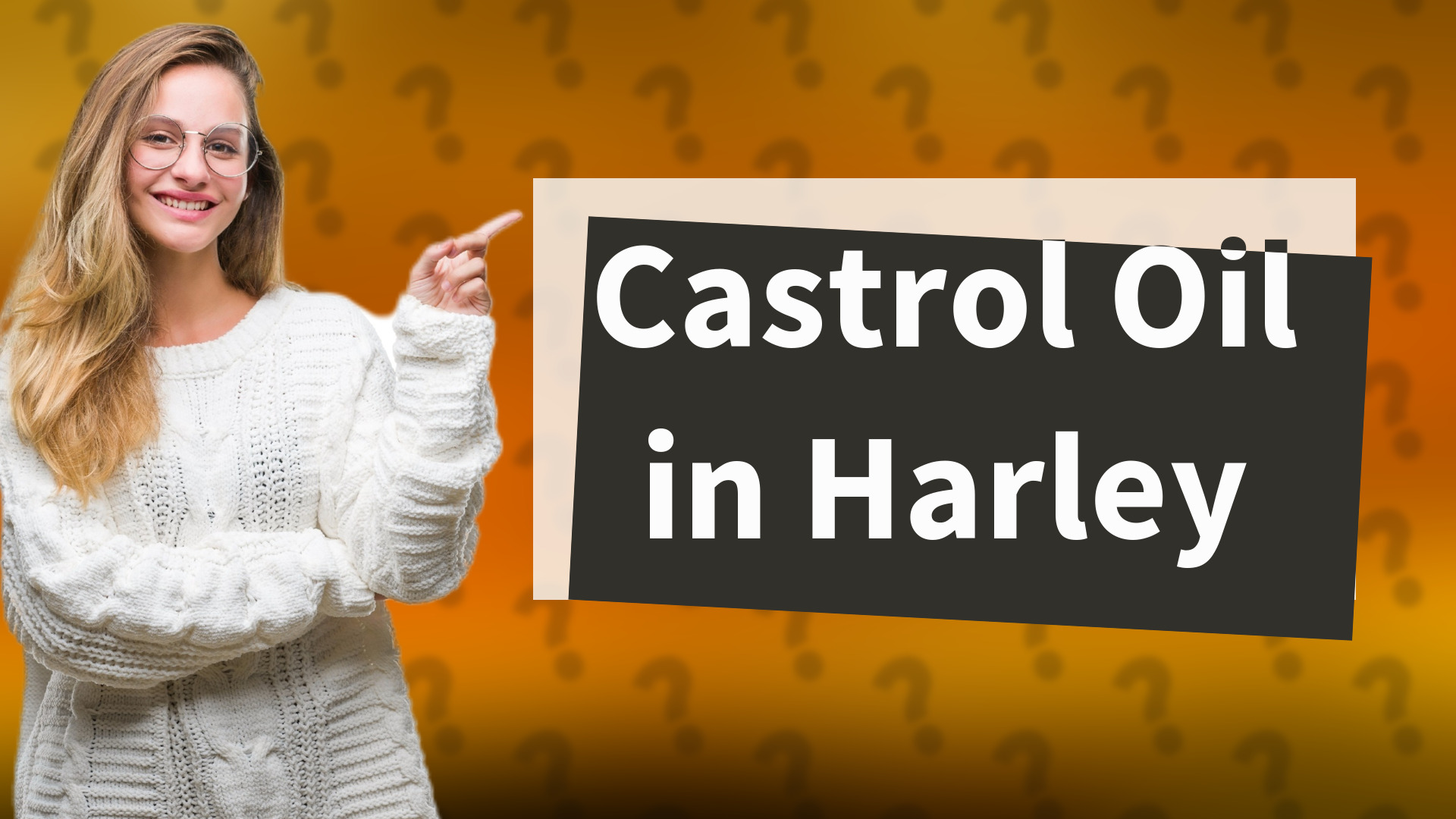 Castrol Oil in Harley