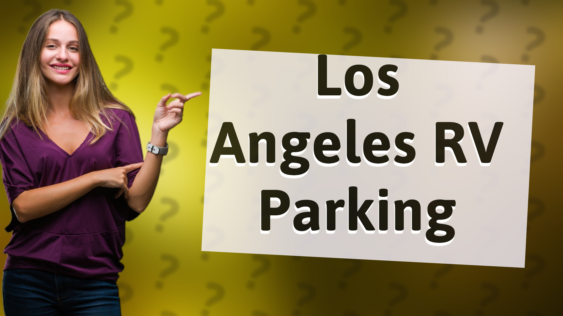 Los Angeles RV Parking