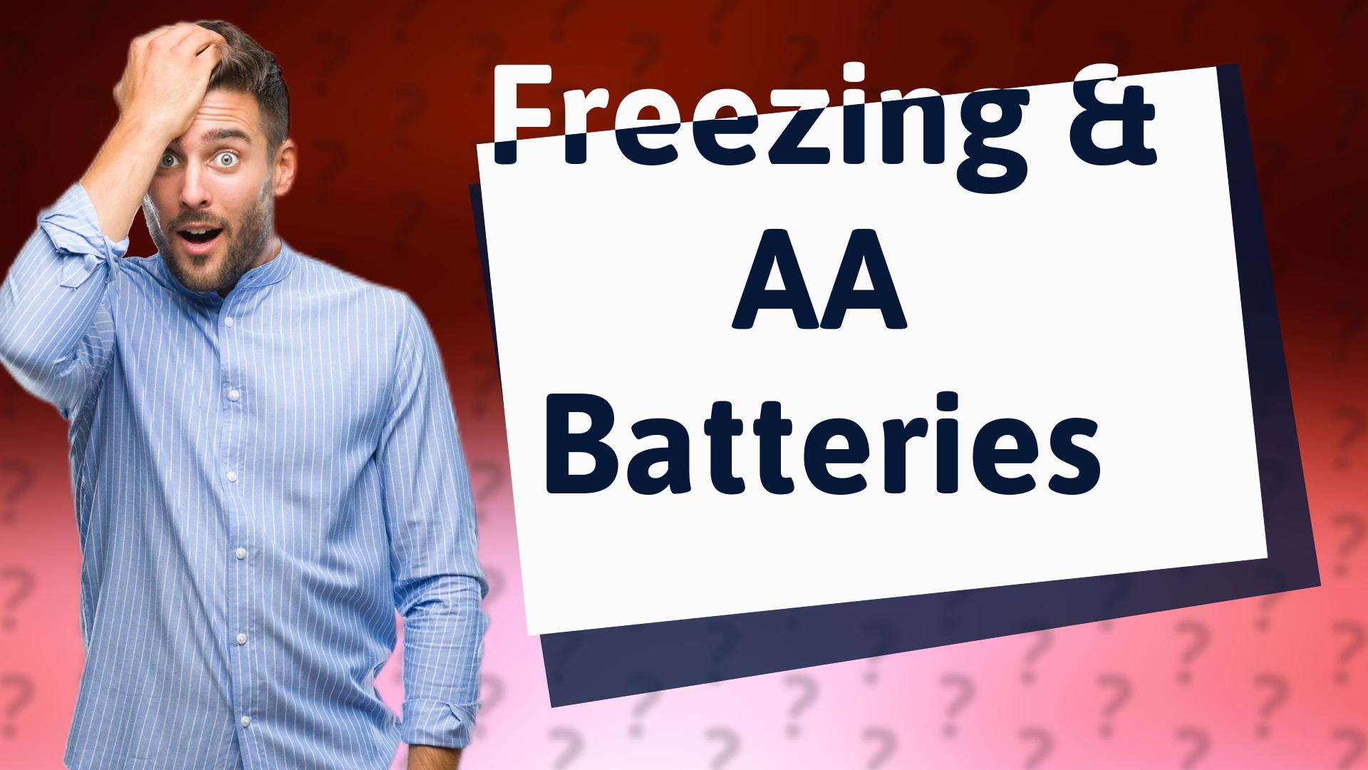 Freezing & AA Batteries
