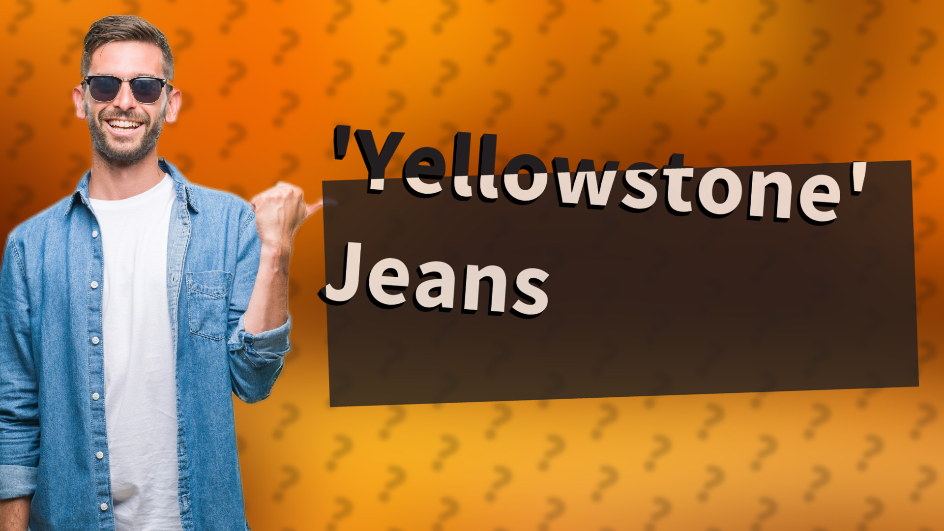 'Yellowstone' Jeans
