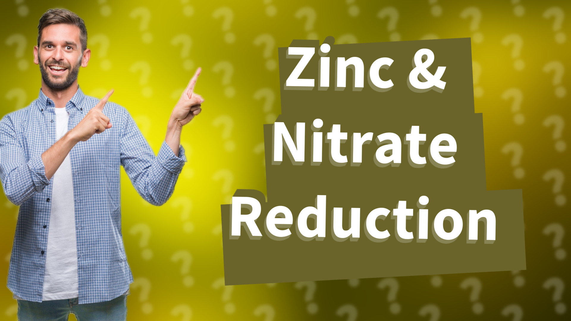 Zinc & Nitrate Reduction