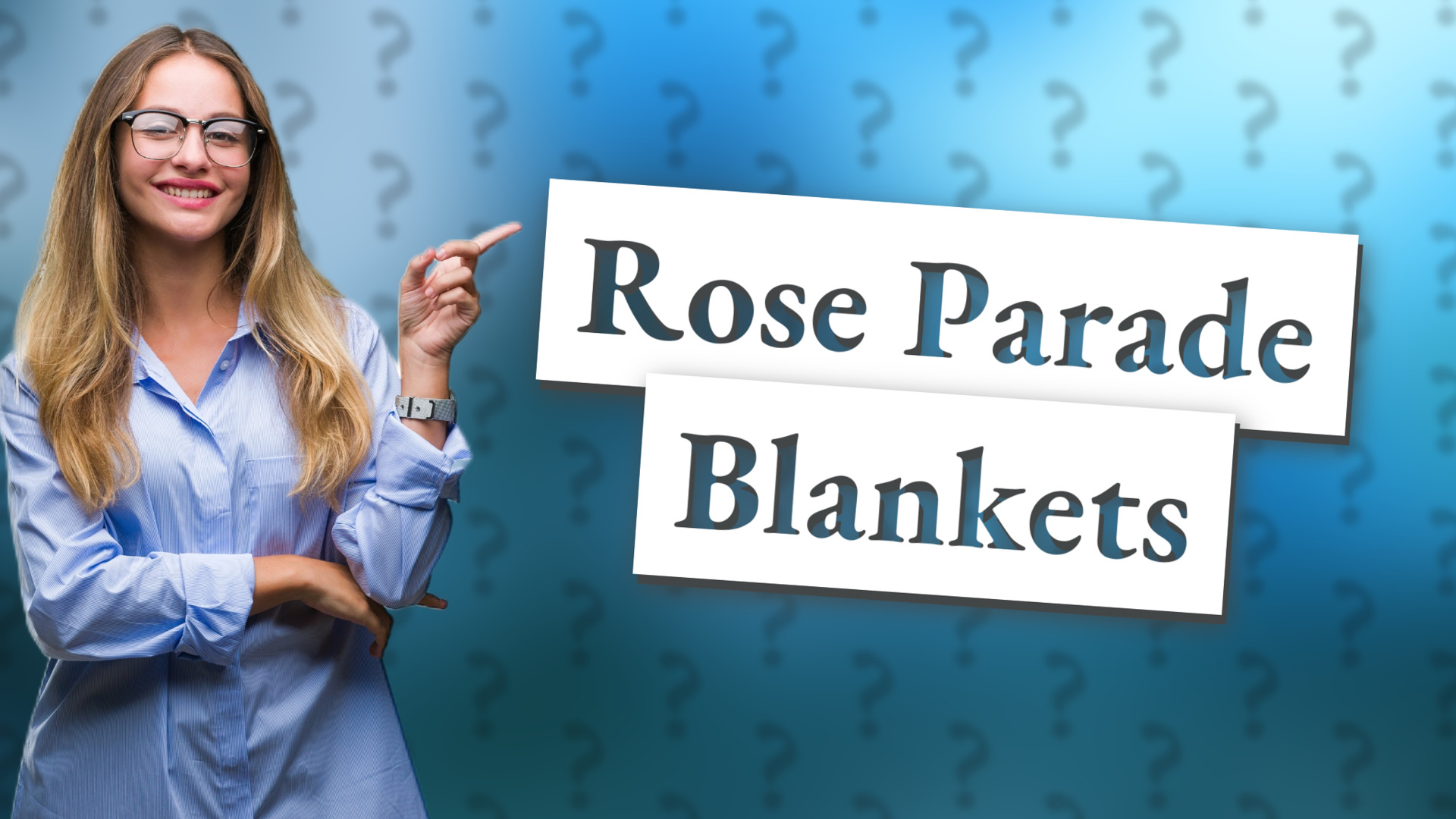 Rose Parade Blankets