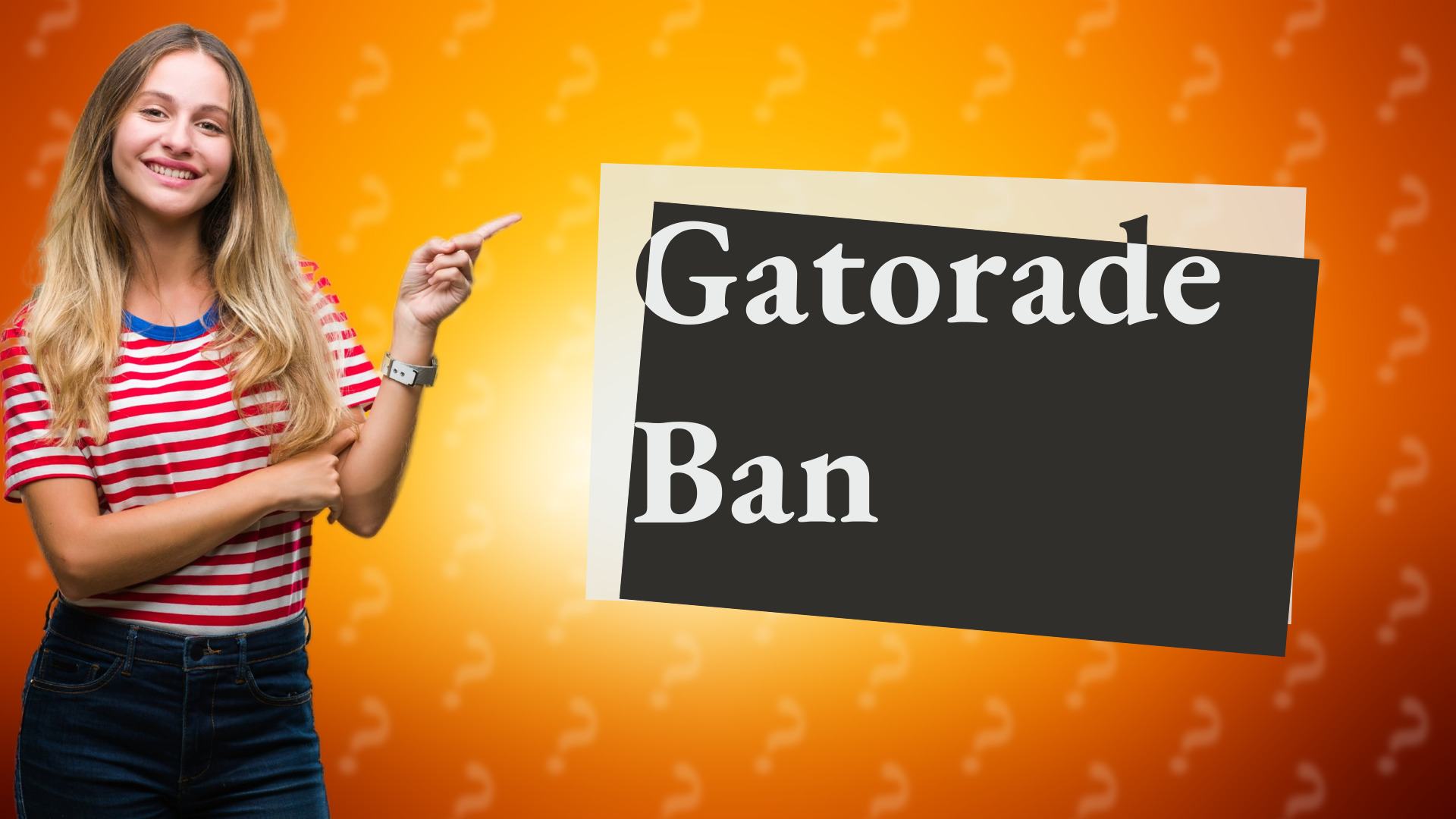 Gatorade Ban