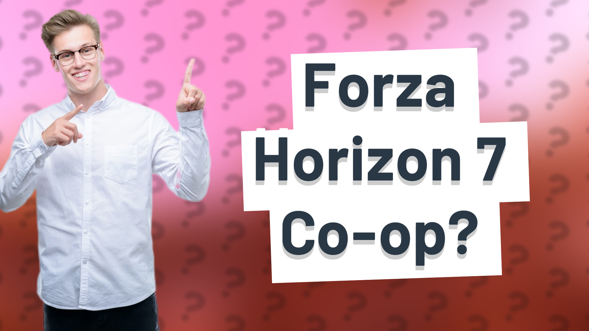 Forza Horizon 7 Co-op?