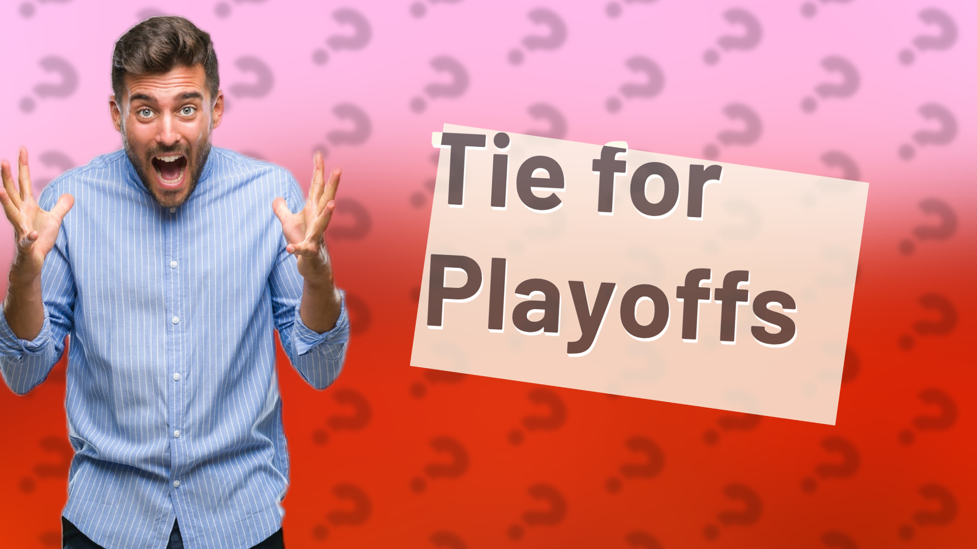 Tie for Playoffs