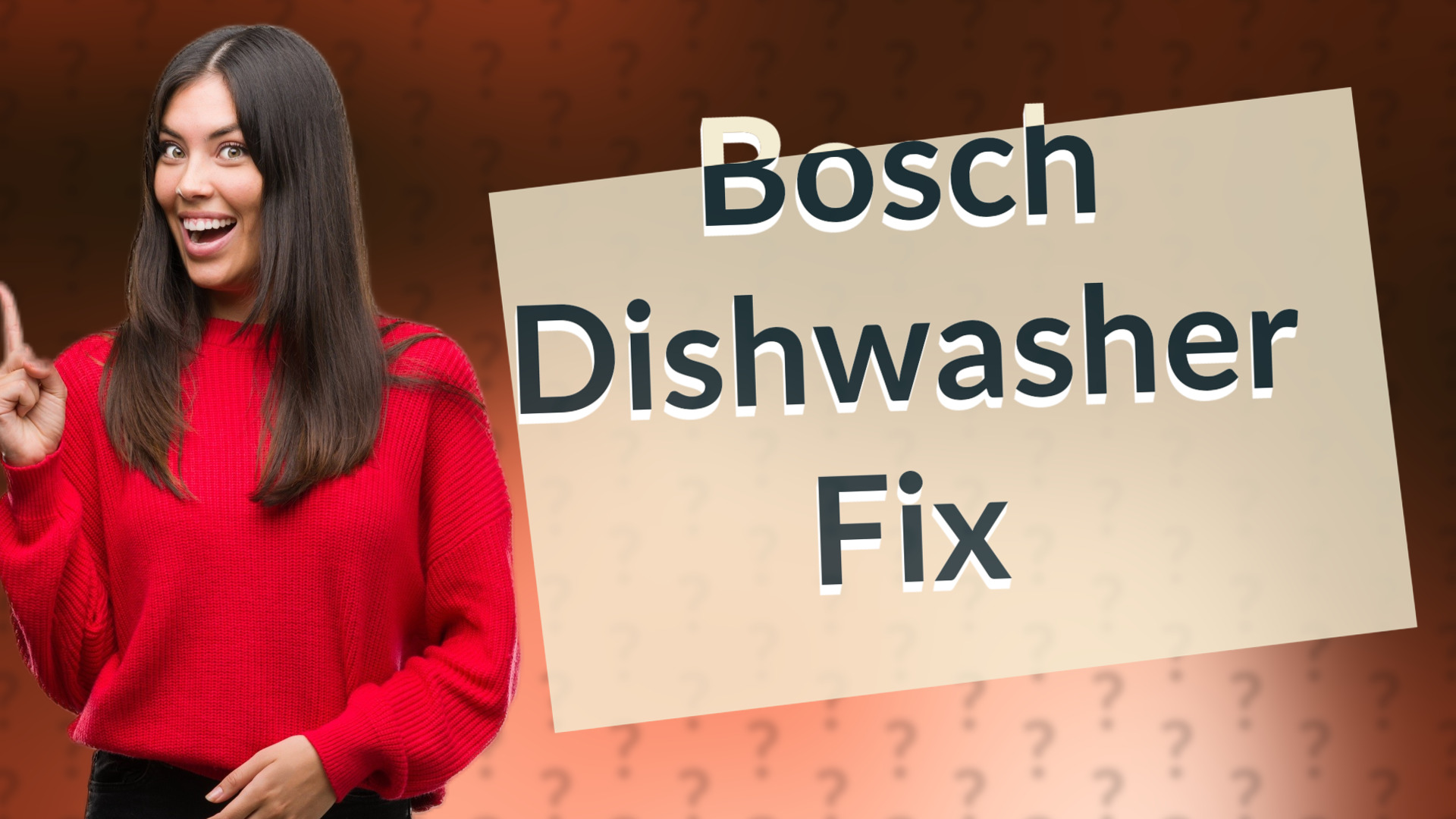 Bosch Dishwasher Fix