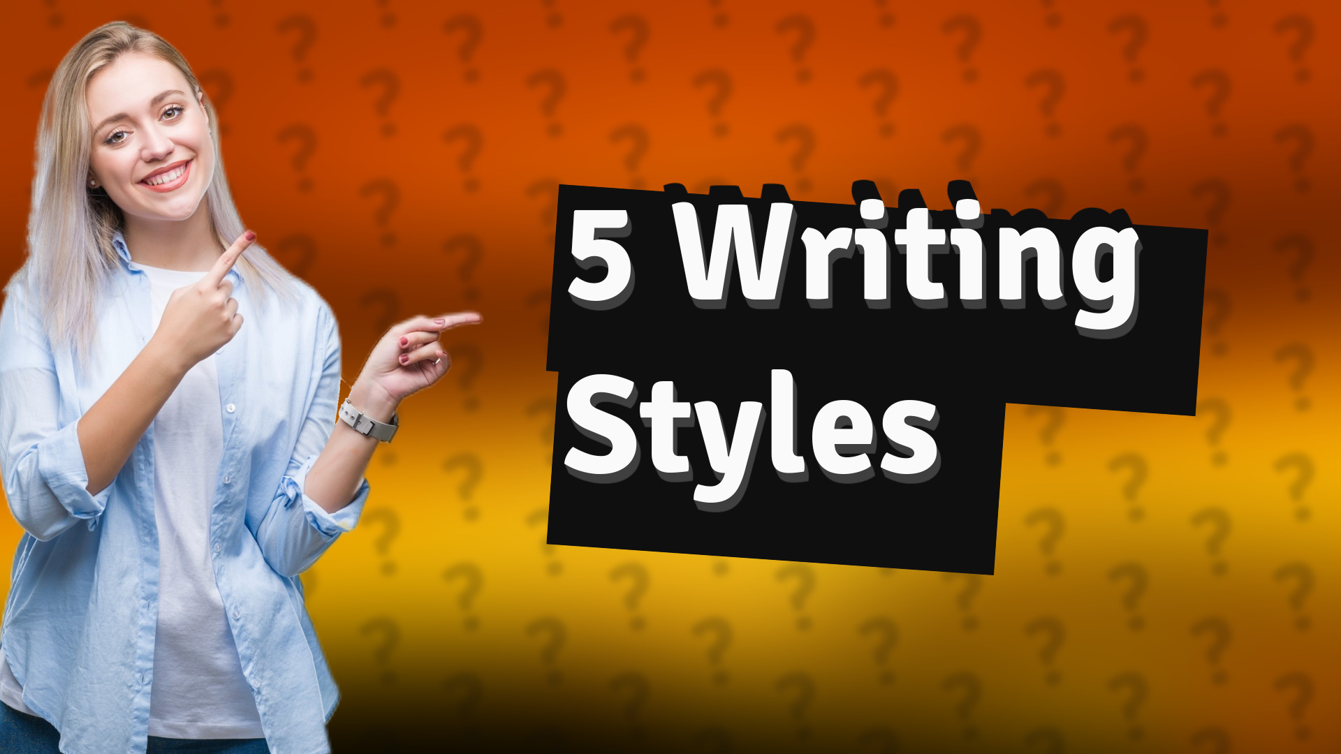5 Writing Styles