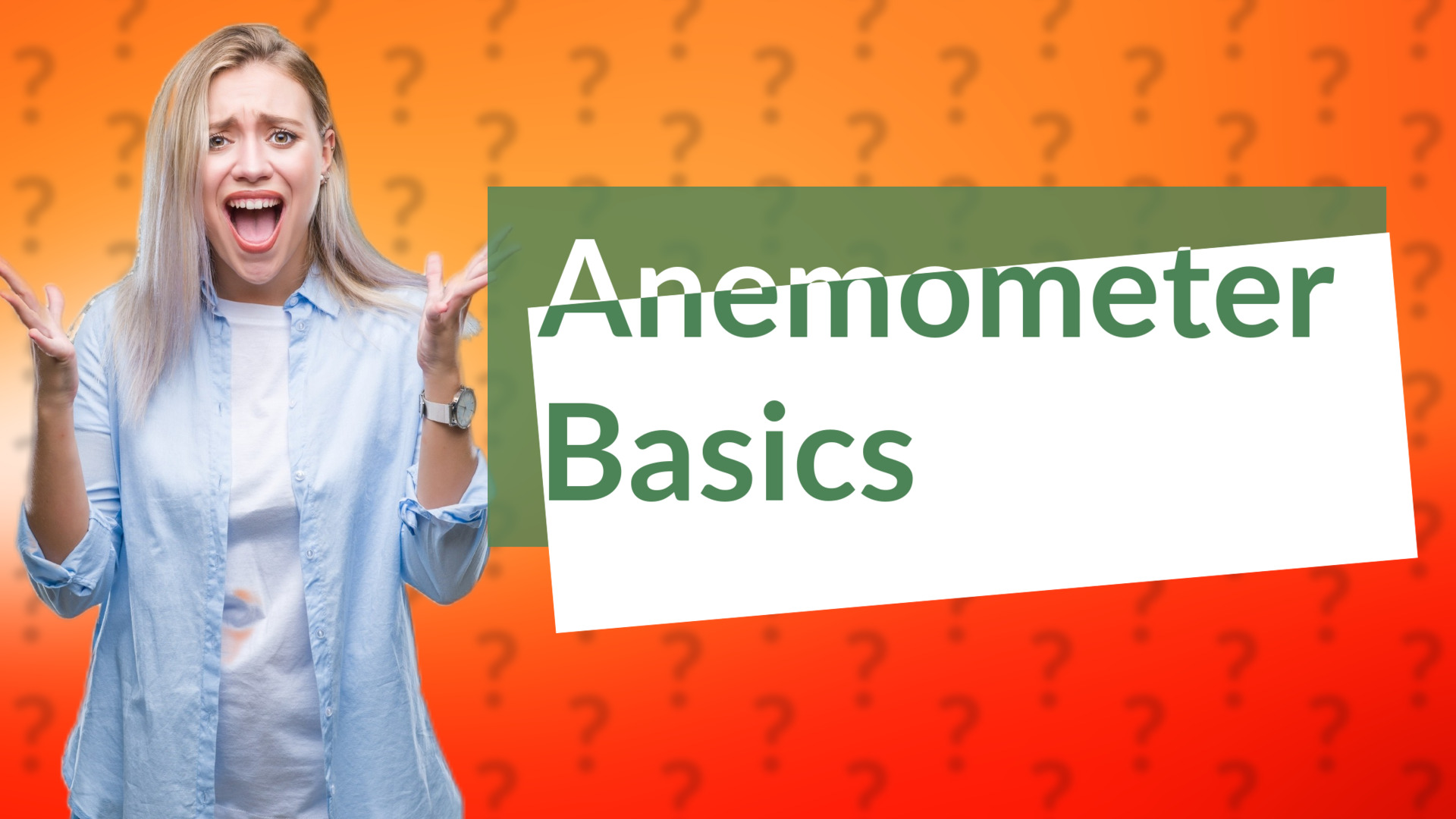 Anemometer Basics