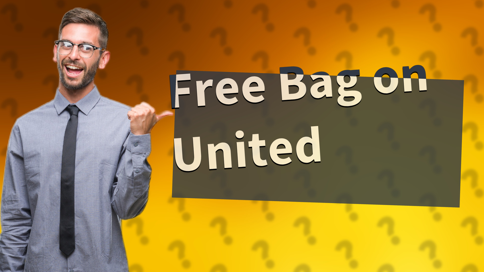Free Bag on United
