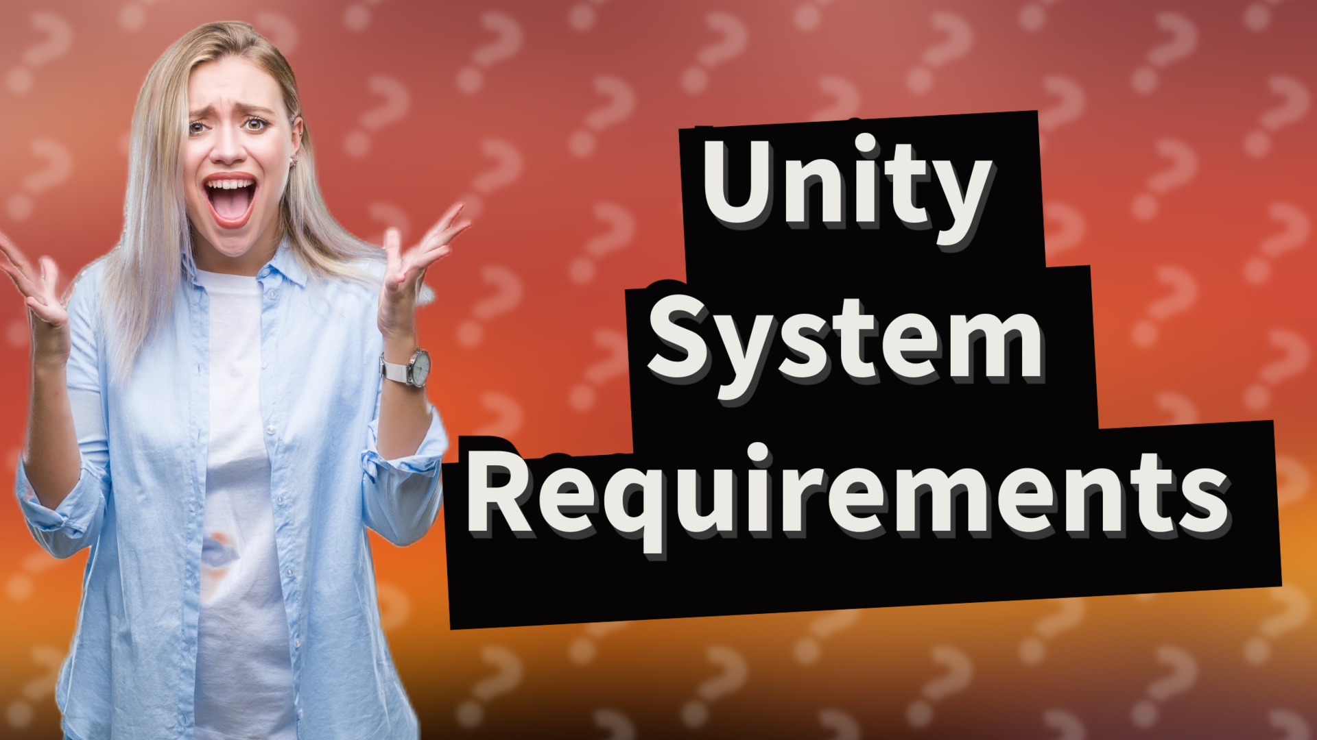 Unity System Requirements
