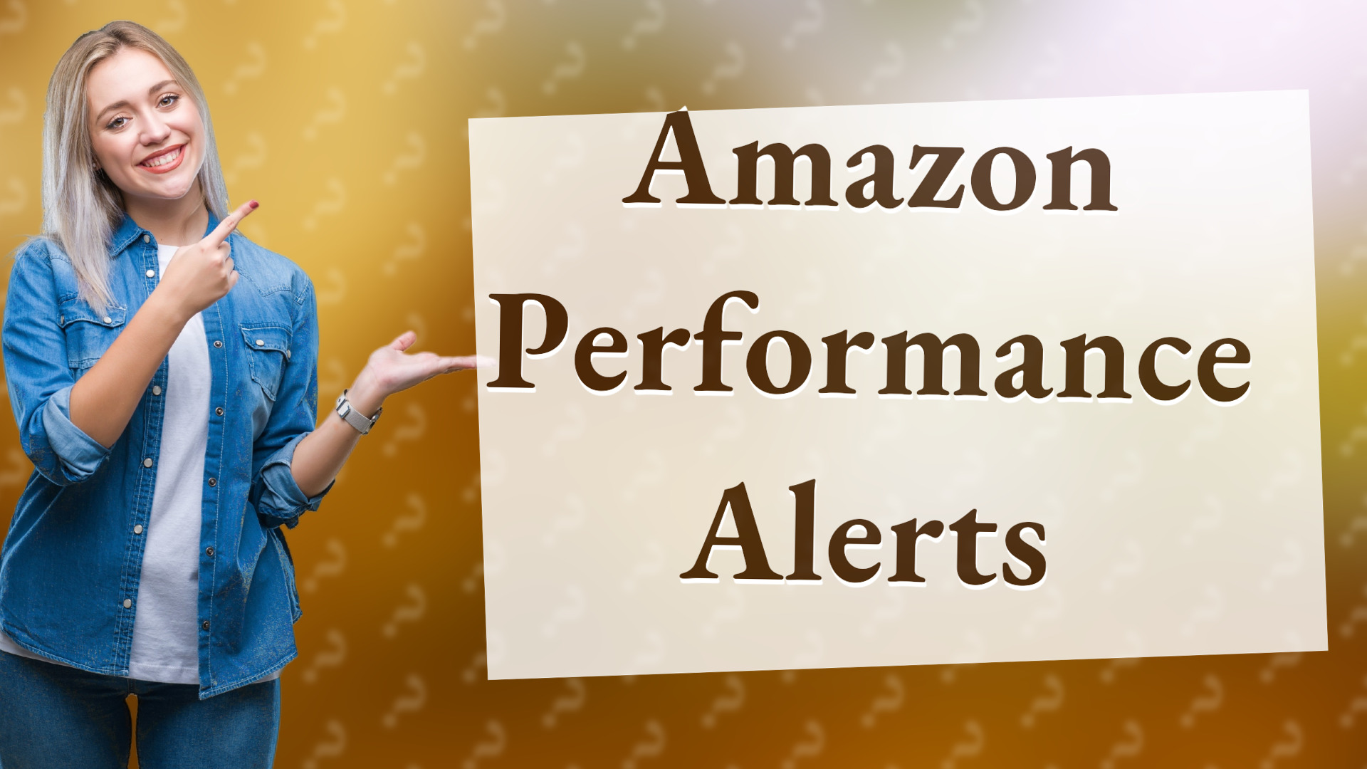 Amazon Performance Alerts