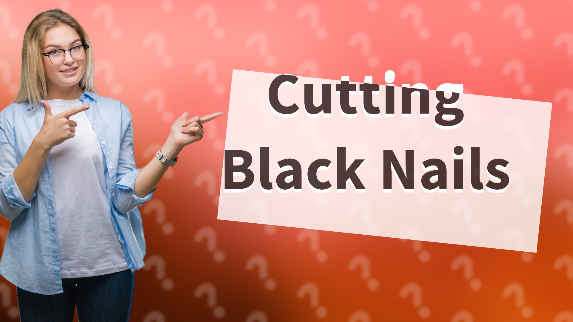 Cutting Black Nails