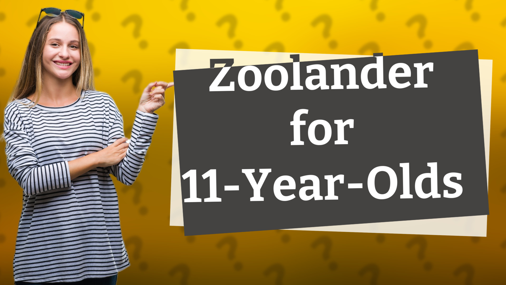 Zoolander for 11-Year-Olds
