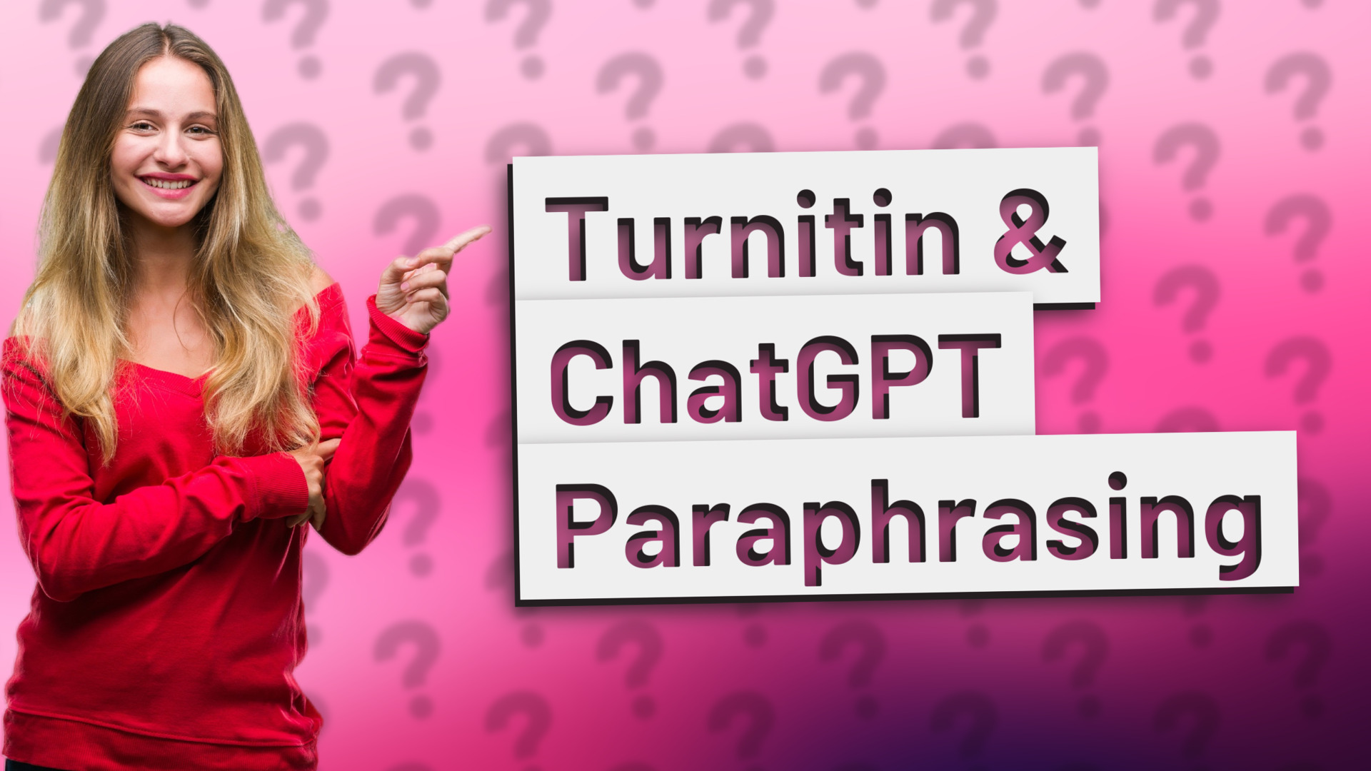 Turnitin & ChatGPT Paraphrasing