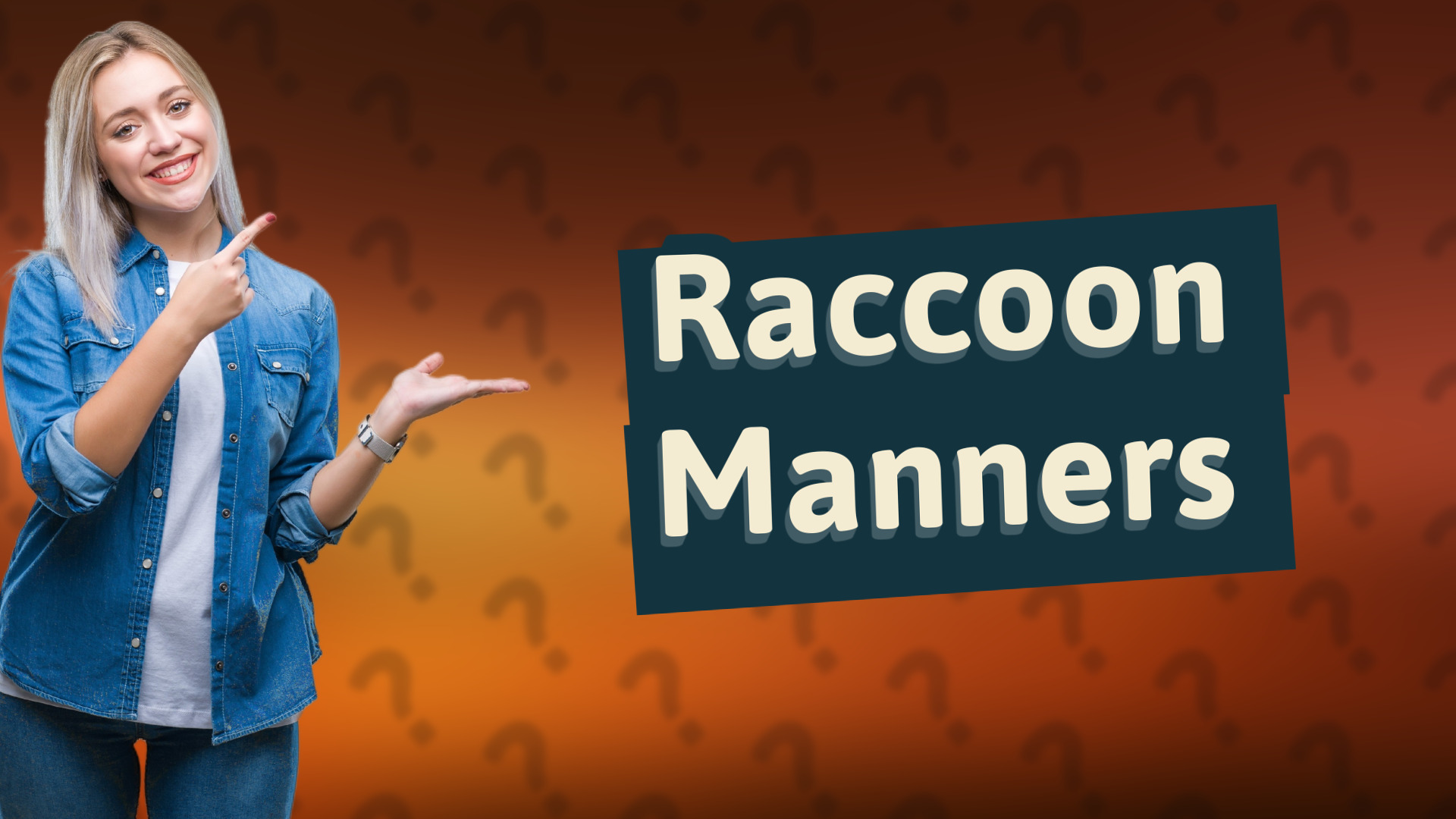 Raccoon Manners