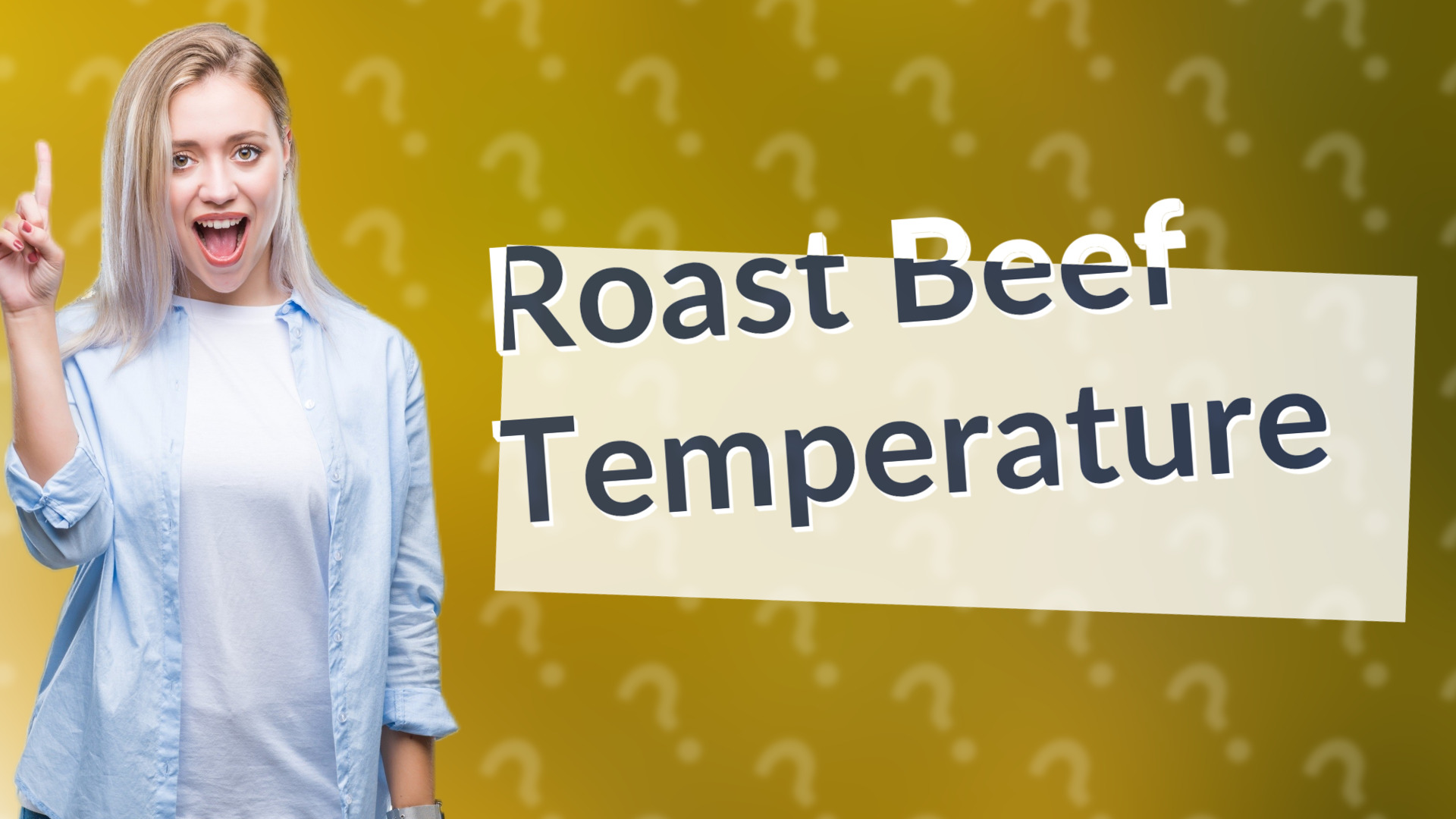 Roast Beef Temperature