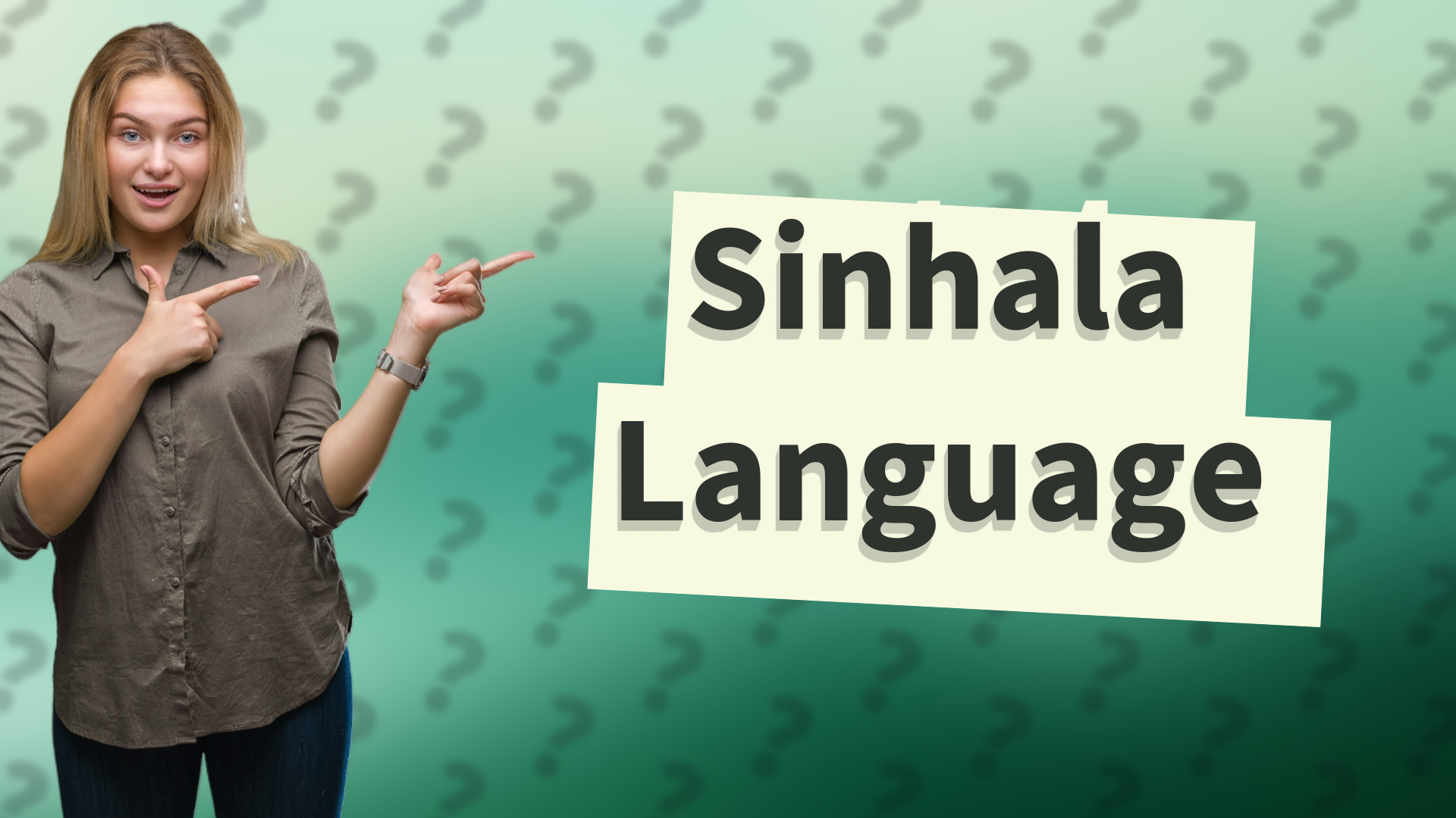 Sinhala Language
