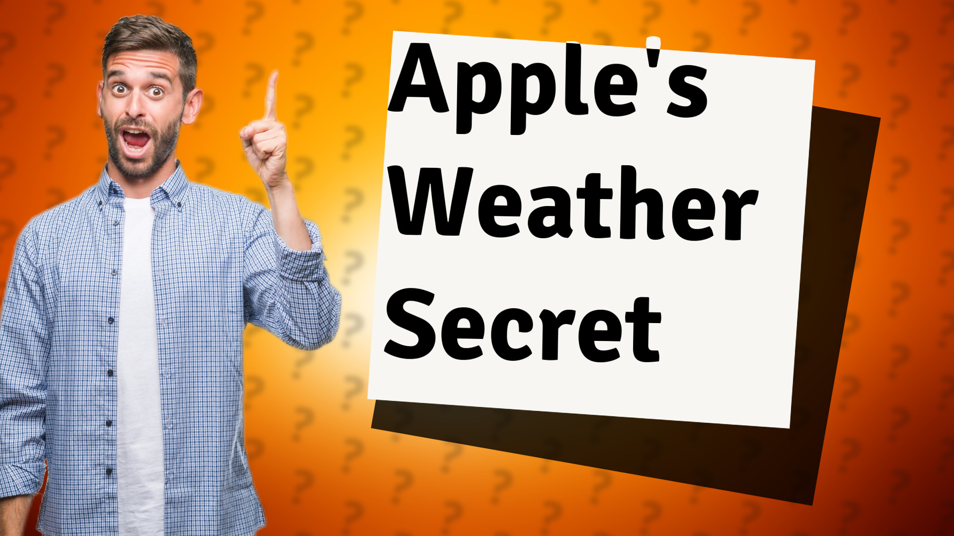 Apple's Weather Secret