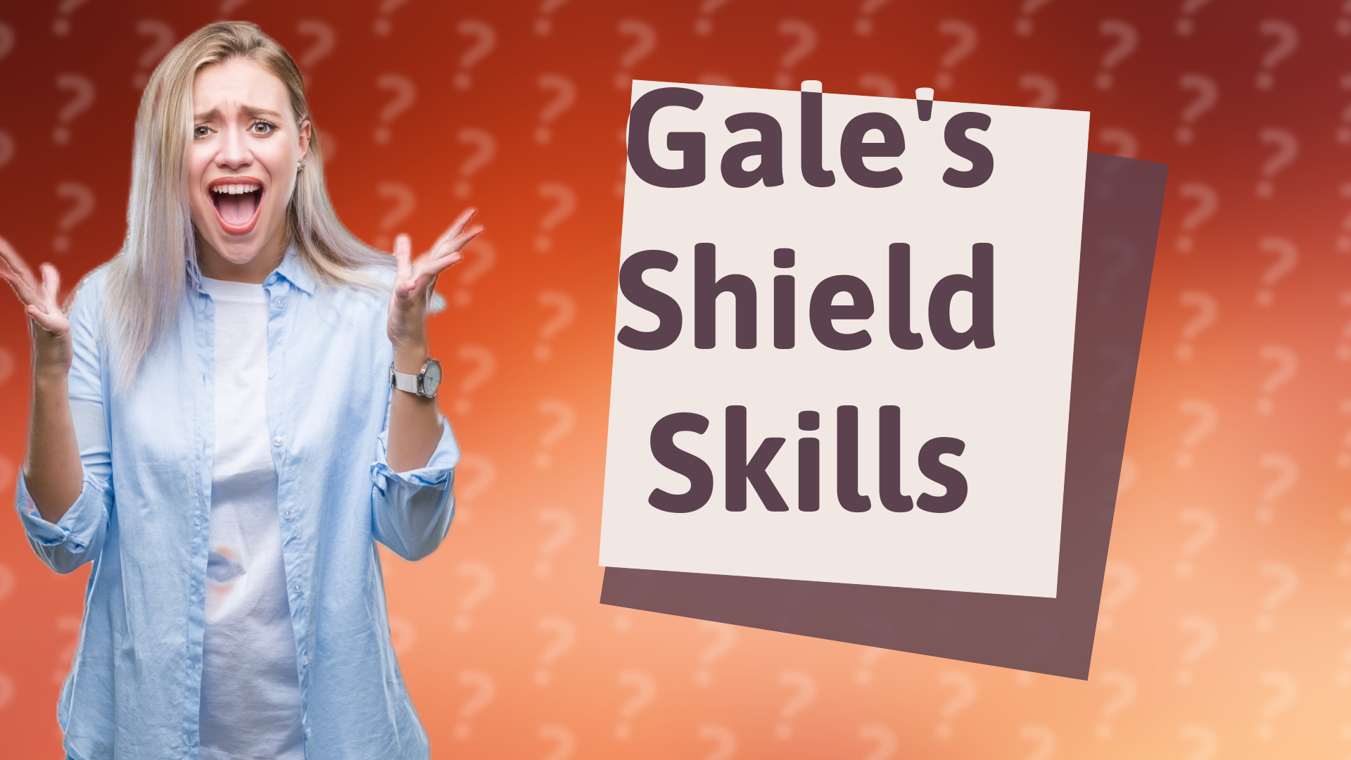 Gale's Shield Skills