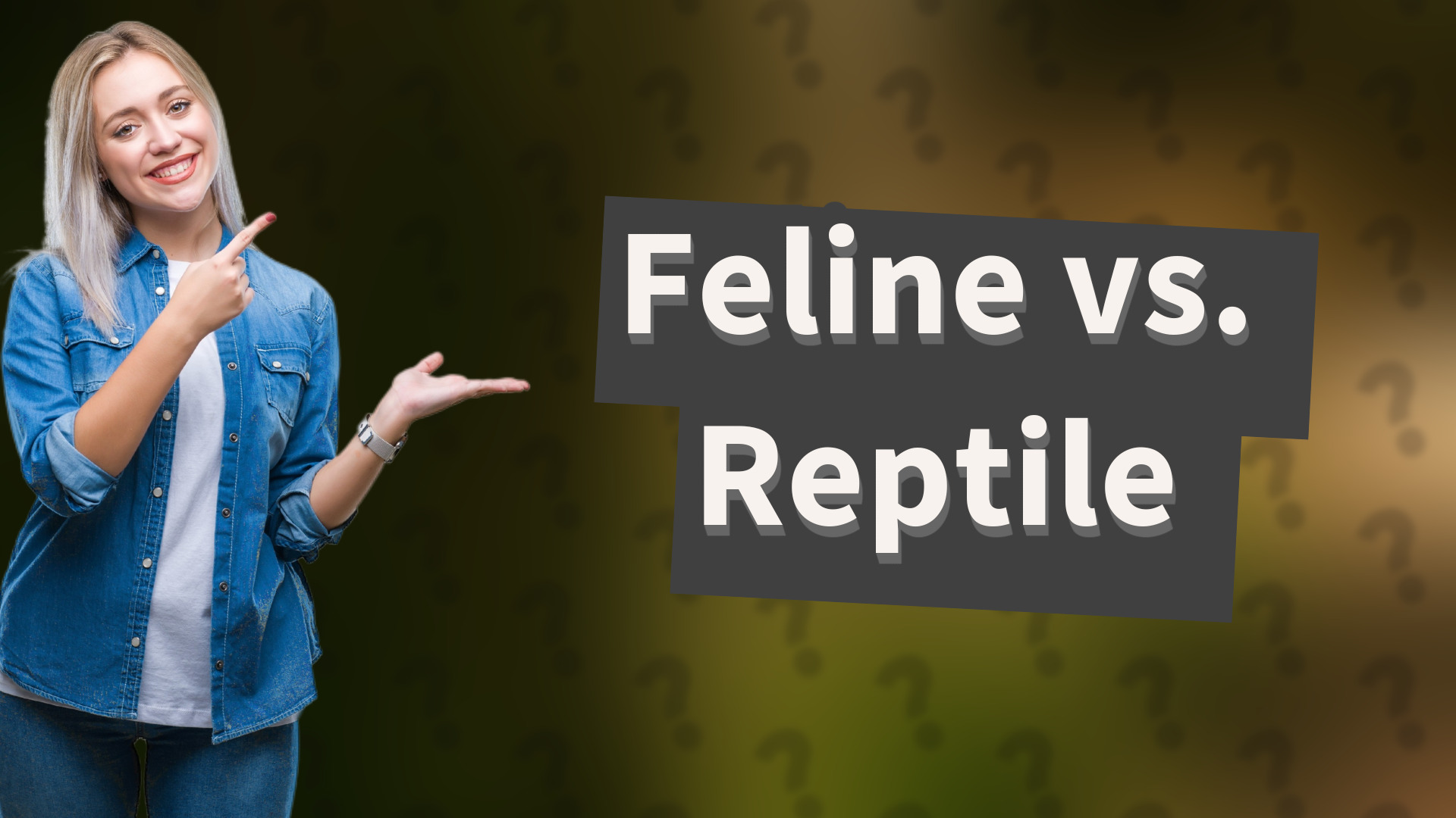 Feline vs. Reptile