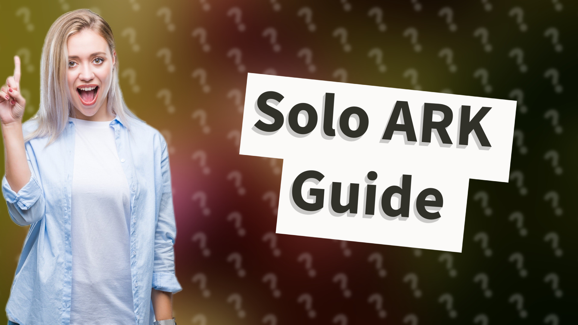 Solo ARK Guide