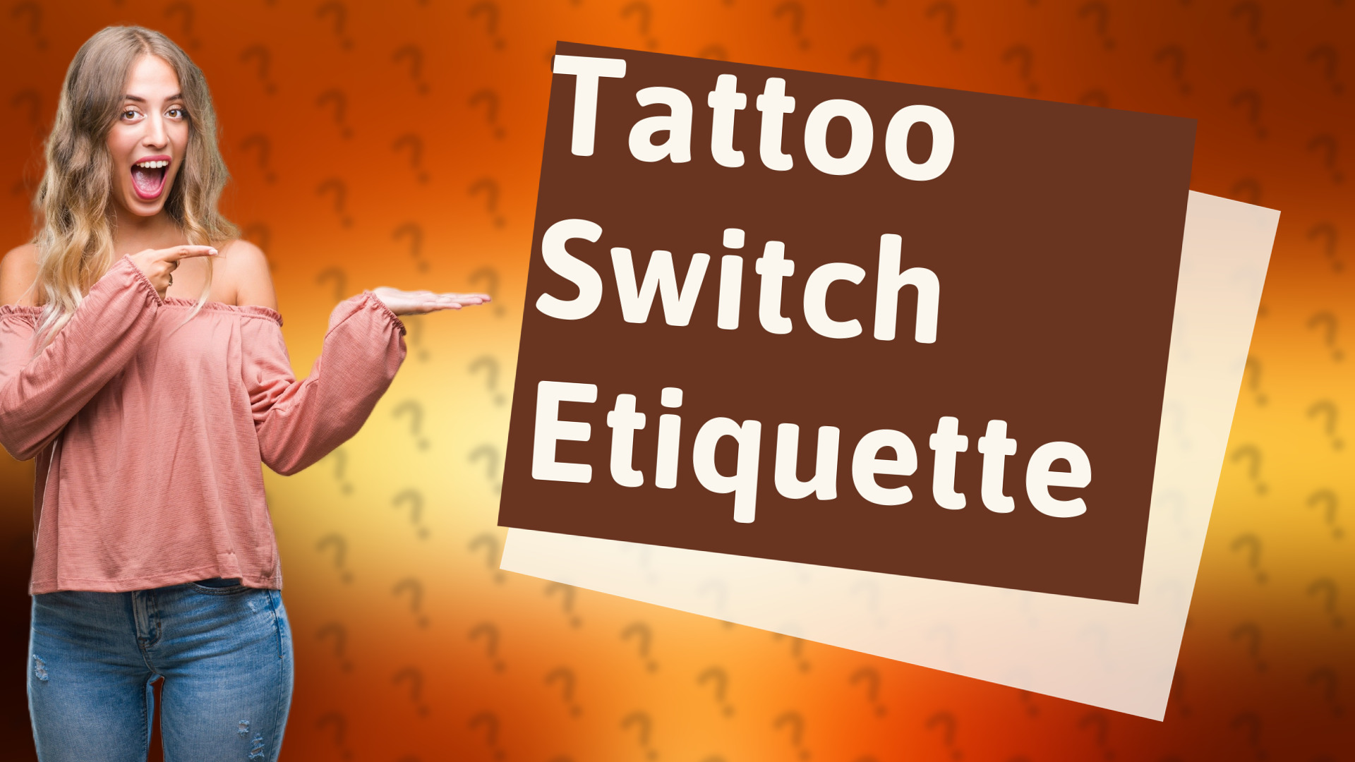 Tattoo Switch Etiquette