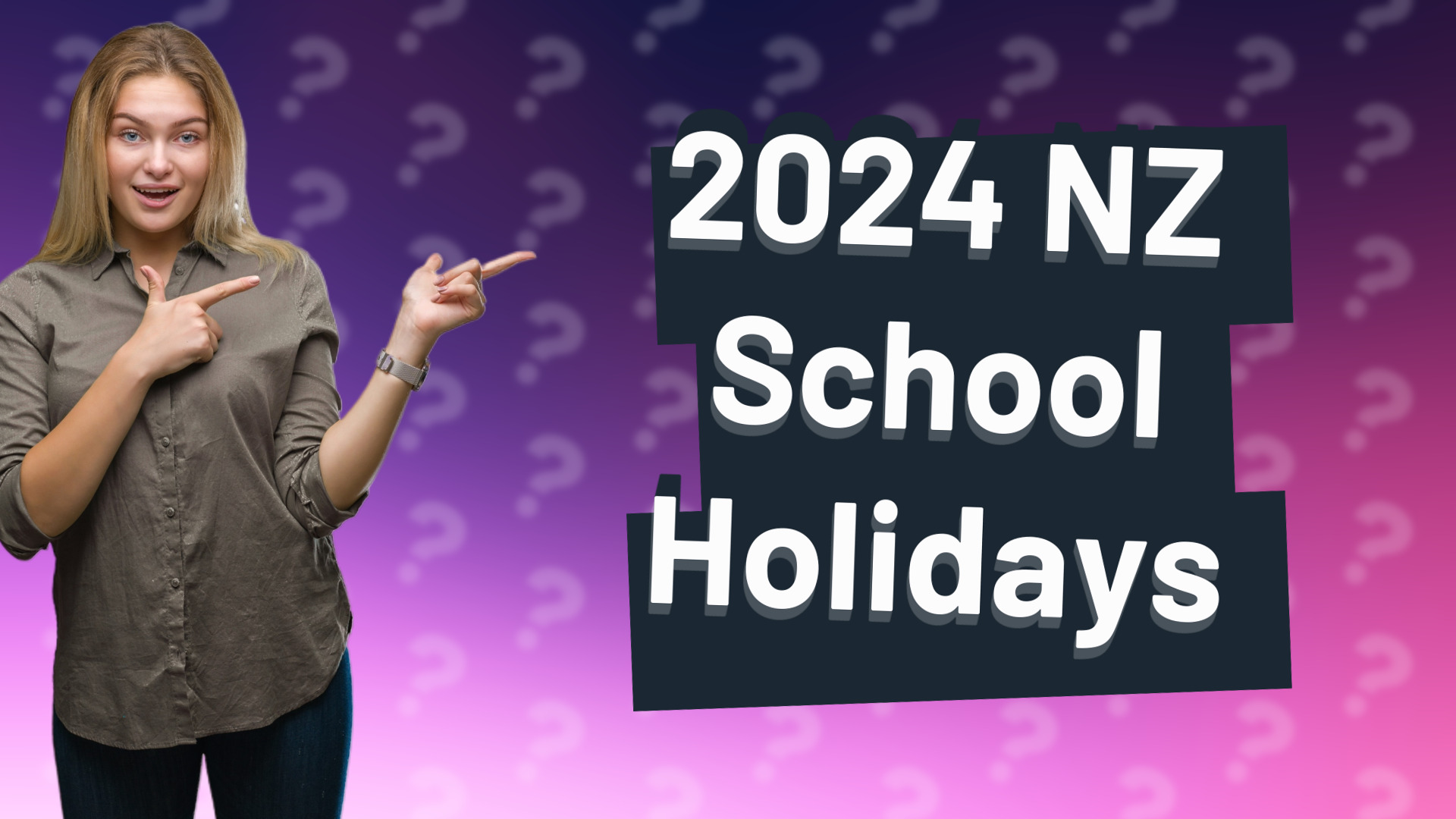 2024 NZ School Holidays
