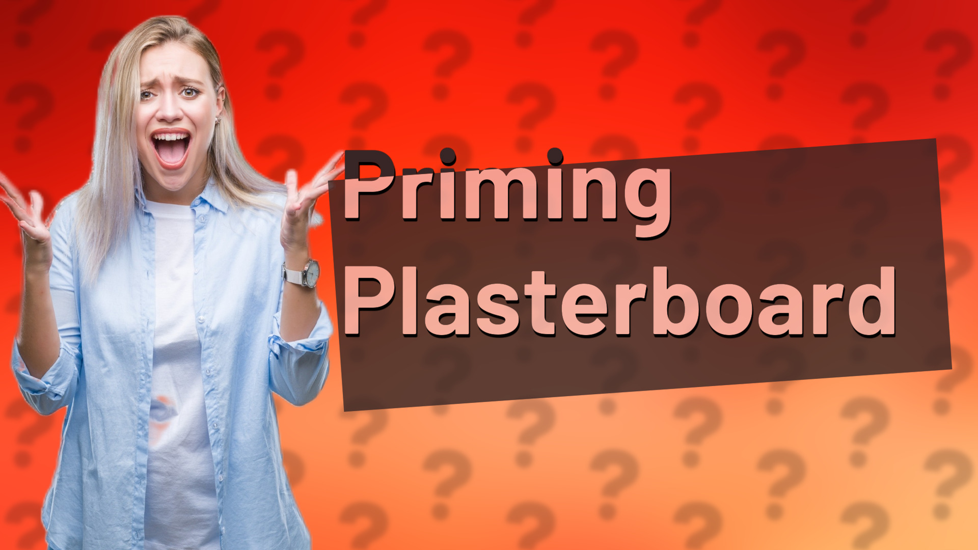 Priming Plasterboard