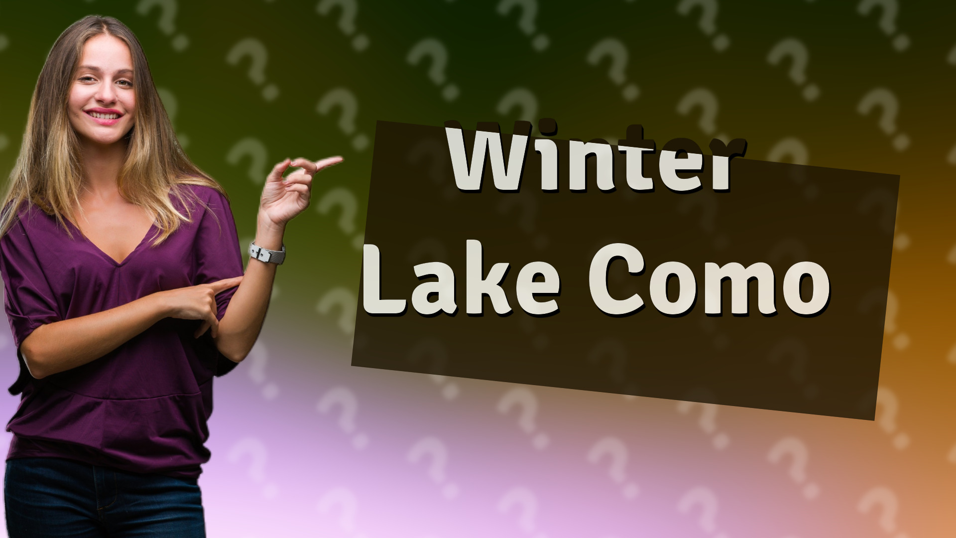 Winter Lake Como