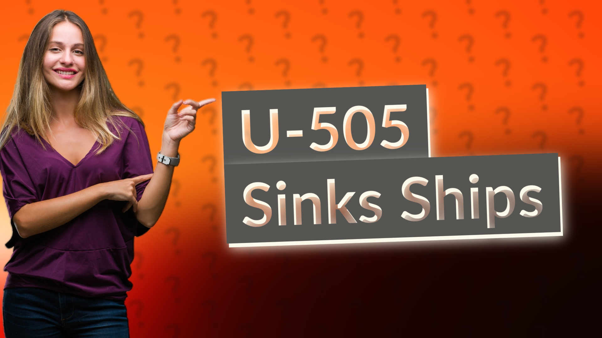 U-505 Sinks Ships